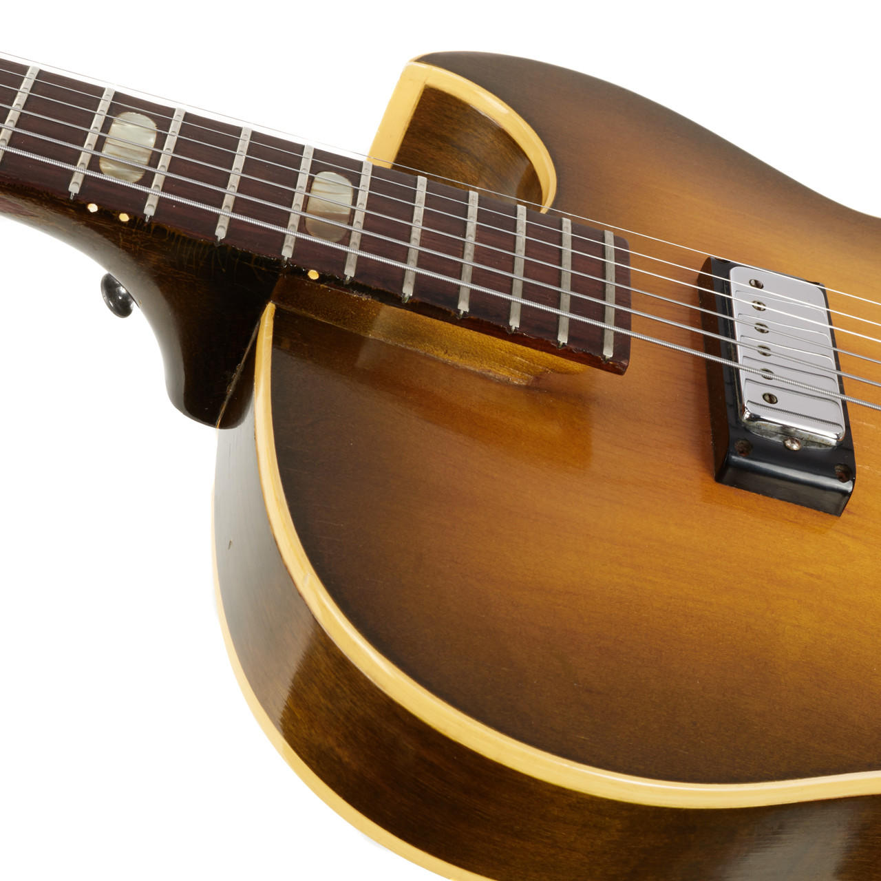 Vintage Epiphone Sorrento E452T Royal Olive 1966 | Cream