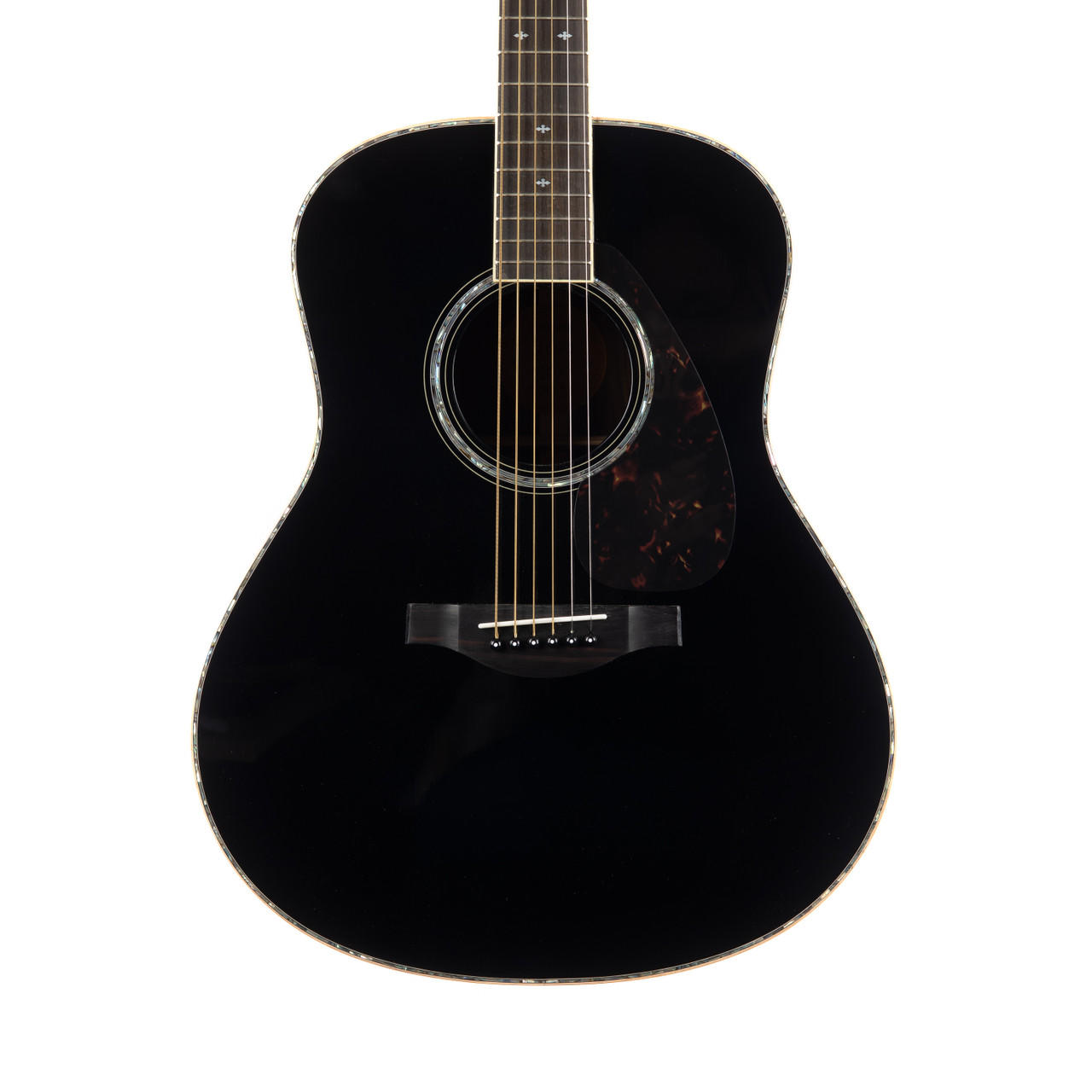 Used Yamaha LL16D Acoustic Guitar Ebony | Cream City Music