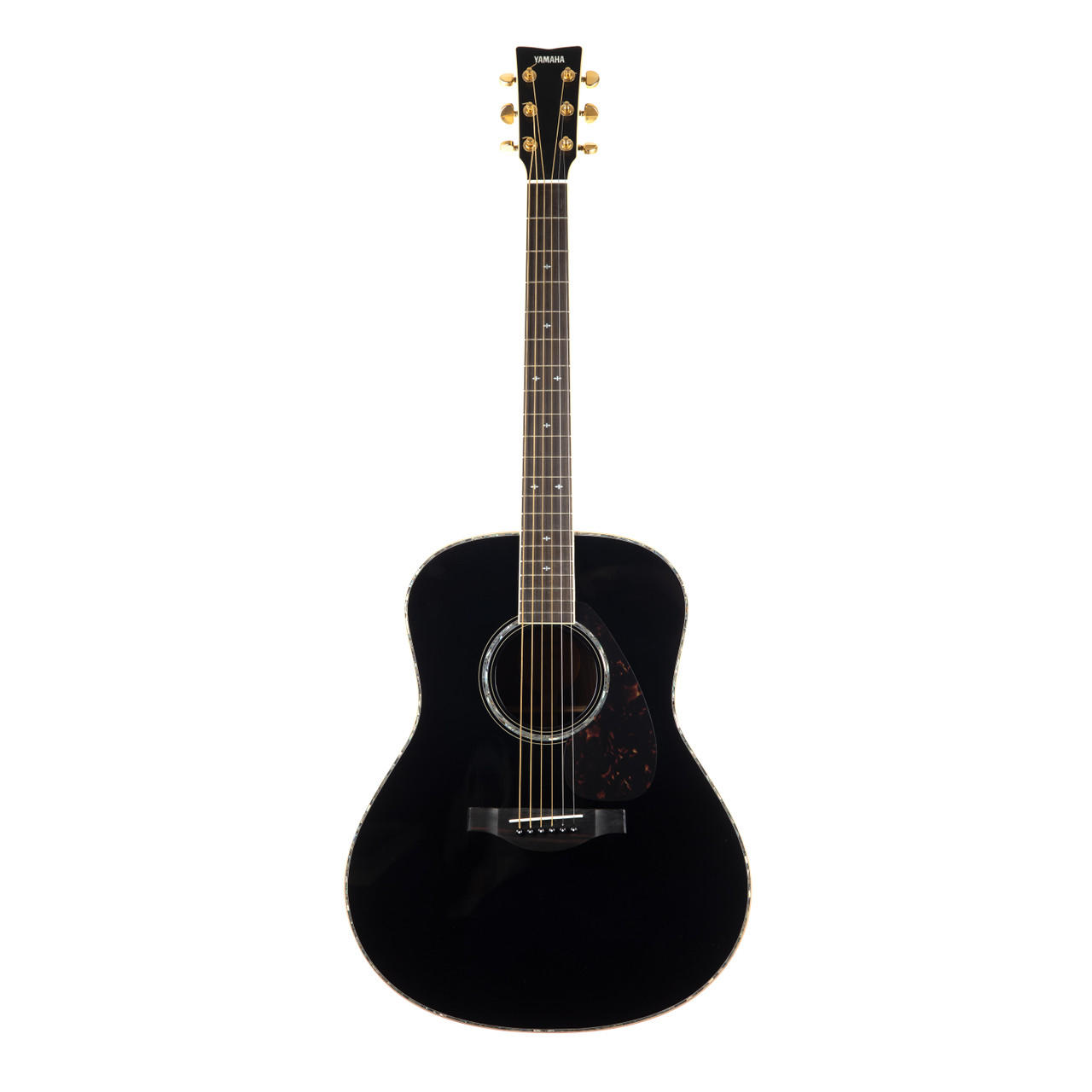 Used Yamaha LL16D Acoustic Guitar Ebony | Cream City Music