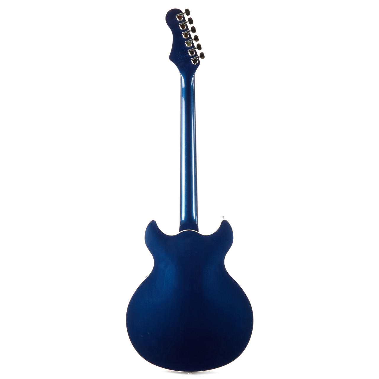 Harmony Comet Semi-Hollow Electric Guitar - Midnight Blue | Cream