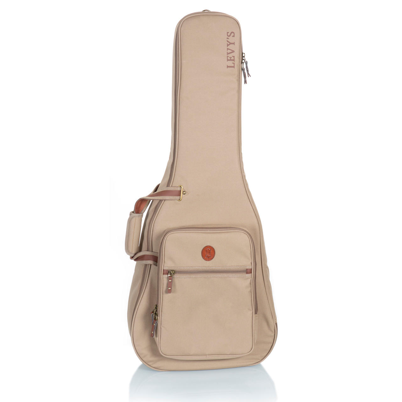 Levy's Deluxe Gig Bag for Electric Guitars - Tan | Cream City Music