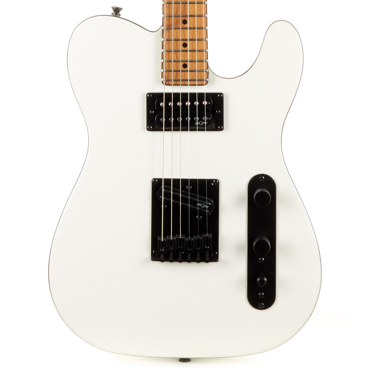 Squier Contemporary Telecaster RH Roasted Maple Pearl White
