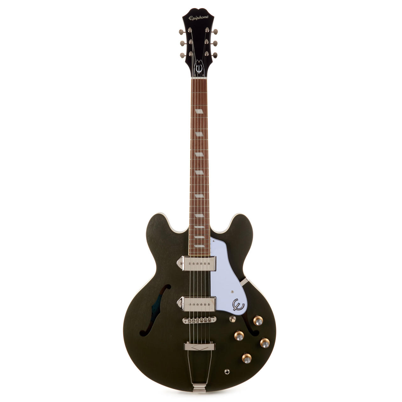 Epiphone Casino Worn Hollowbody - Worn Olive Drab | Cream