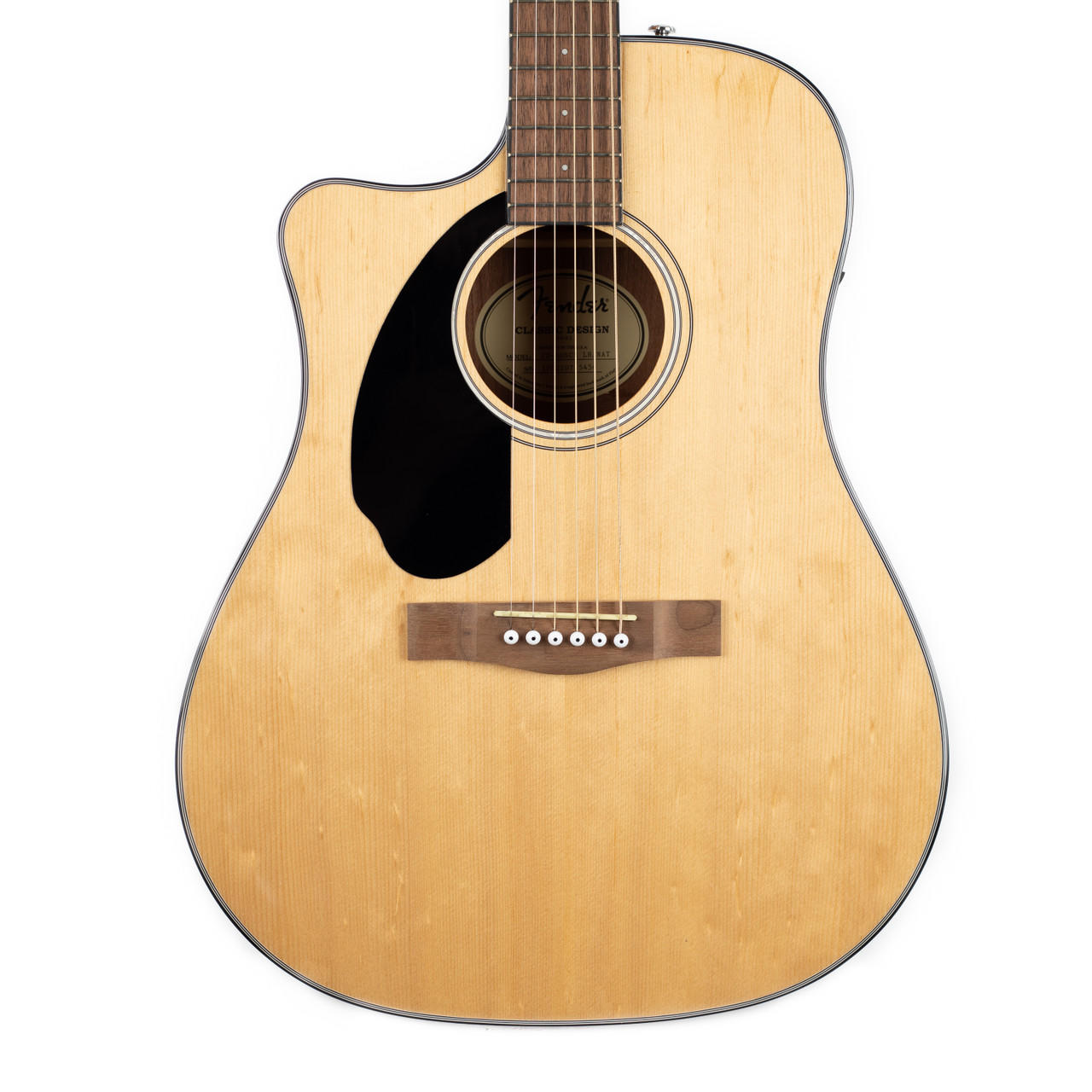 Fender CC-60SCE Concert Acoustic Electric Left Handed - Natural