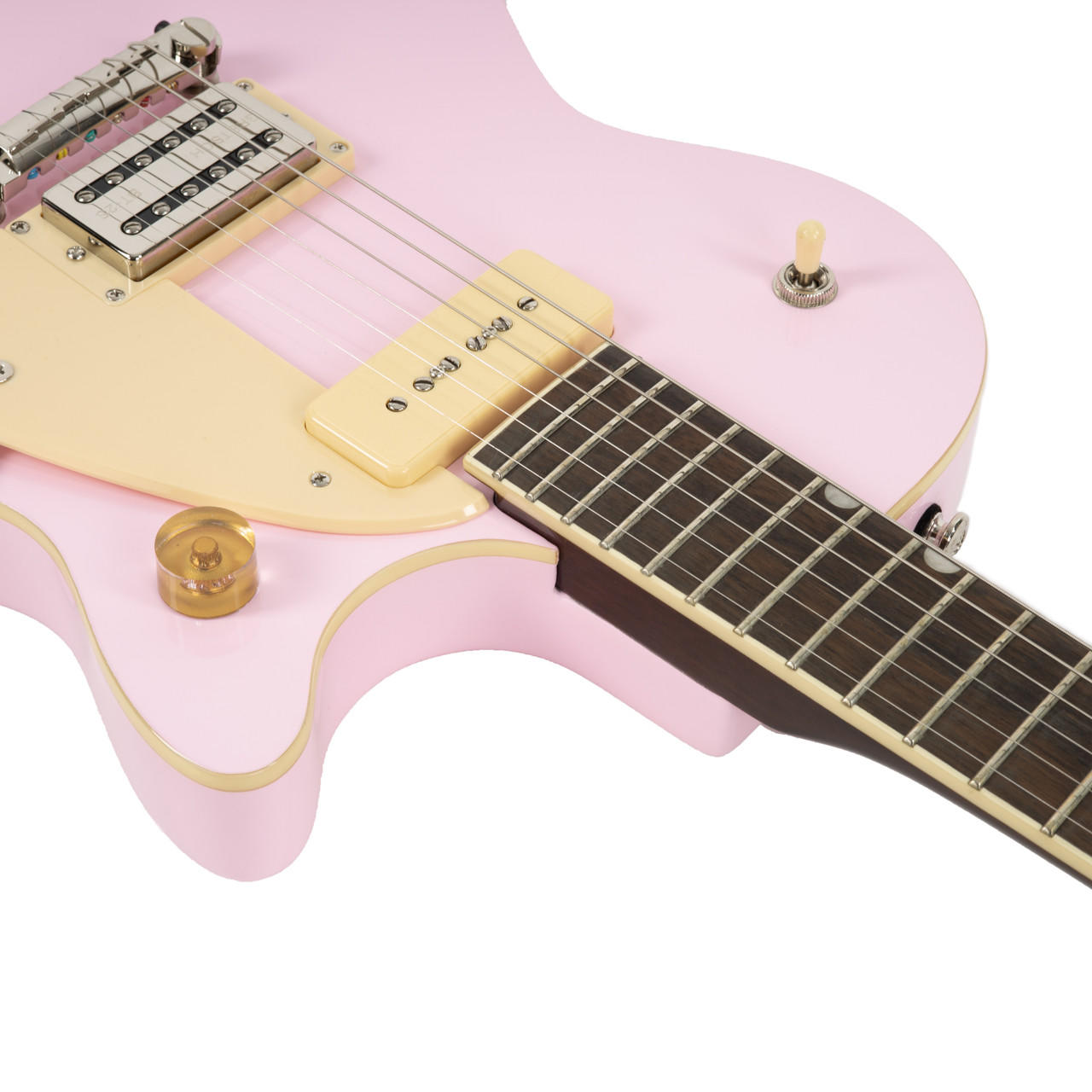 Gretsch G2215-P90 Streamliner Junior Jet Club - Shell Pink | Cream