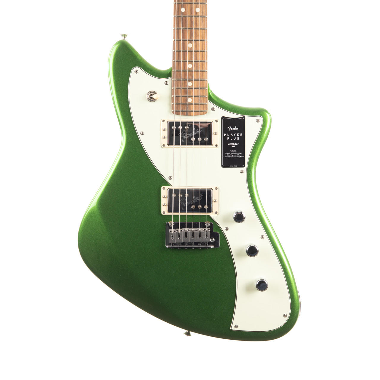 Fender Player Plus Meteora HH Pau Ferro - Cosmic Jade | Cream City