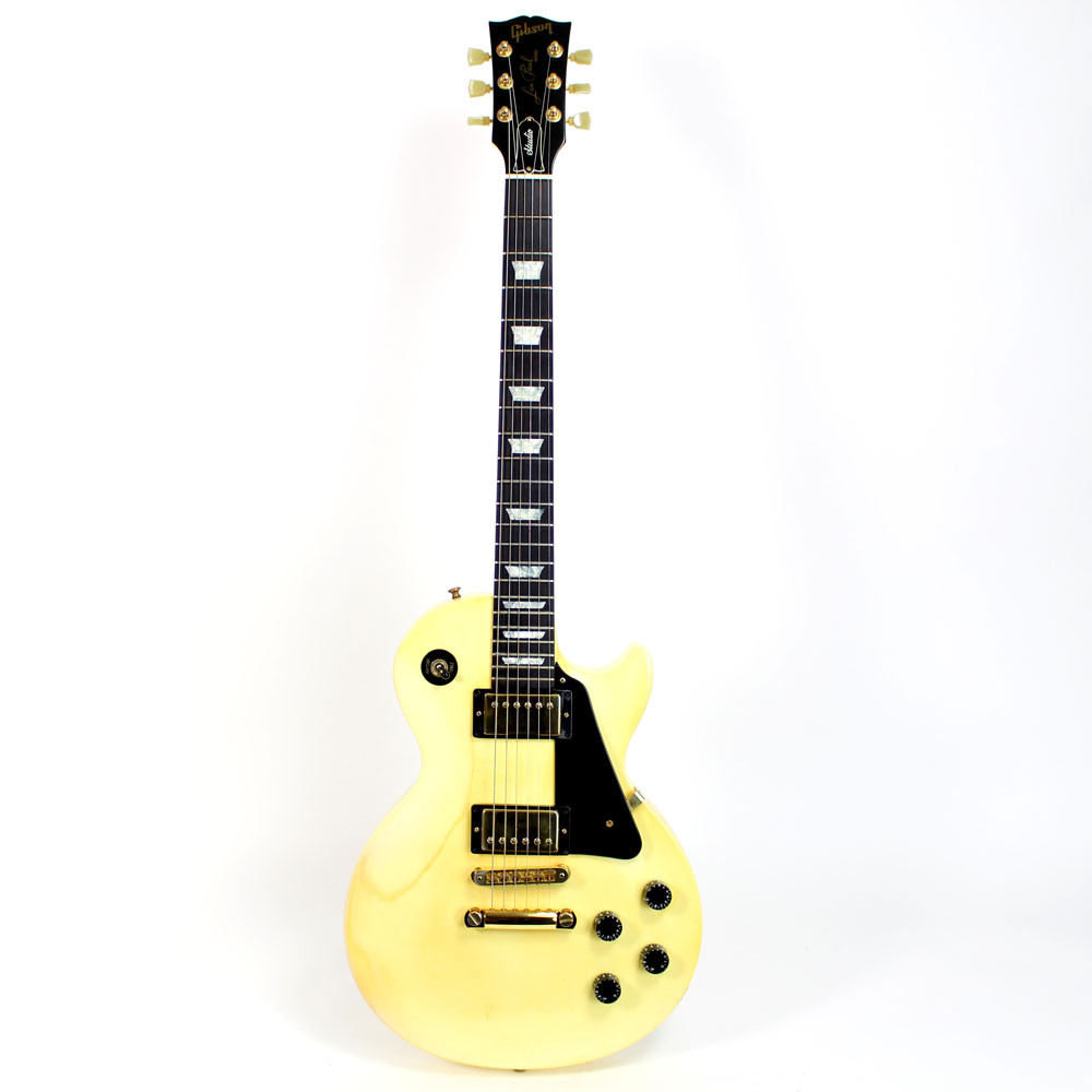 2003 Gibson Les Paul LP Studio Electric Guitar in Cream Finish