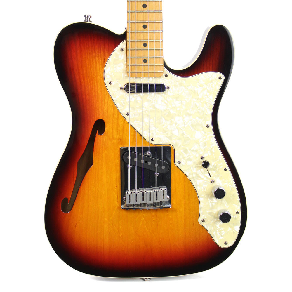 1997 Fender Telecaster Thinline Custom Electric Guitar Sunburst 1997 Fender Telecaster Thinline Custom Electric Guitar Sunburst