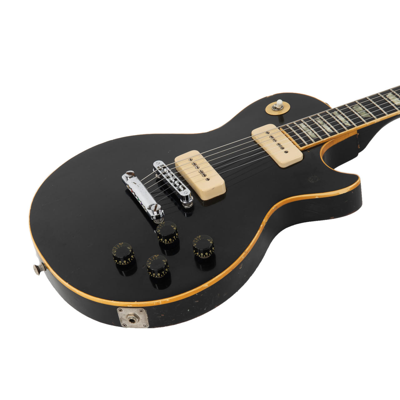 Vintage Gibson Les Paul Pro Deluxe Ebony 1978 | Cream City Music