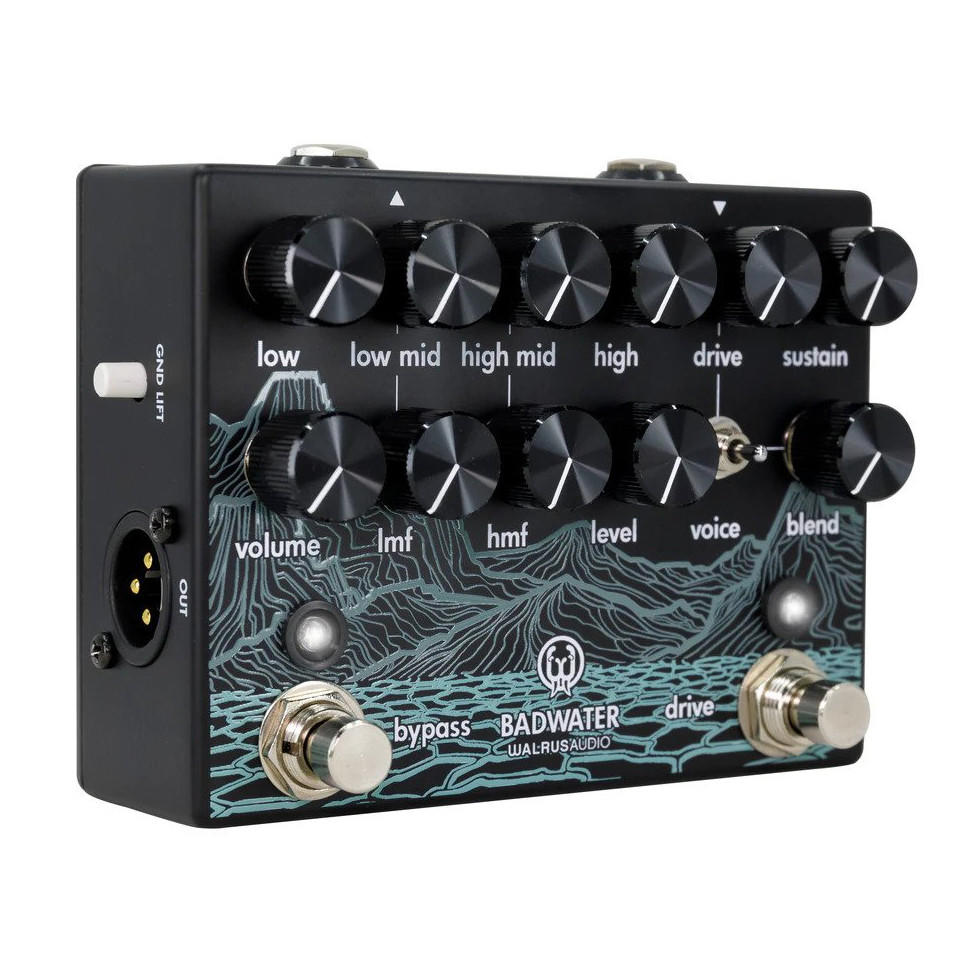 Walrus Audio Badwater Bass Preamp and DI Pedal | Cream City Music