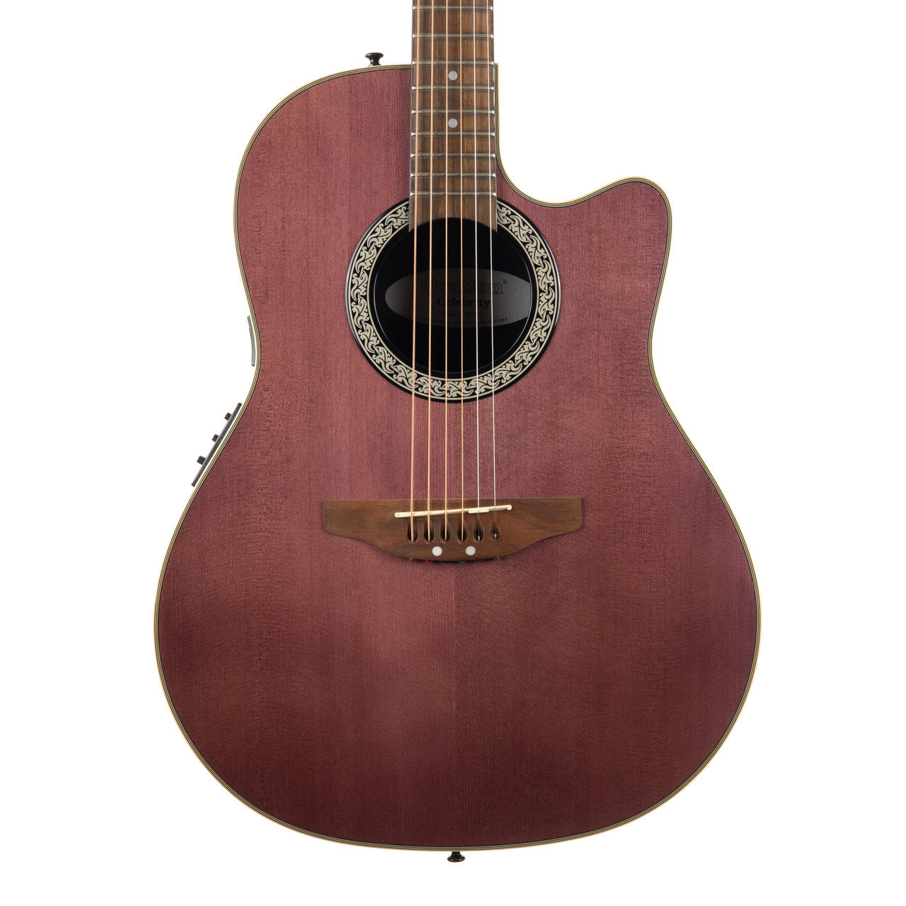 Used Ovation Celebrity CC028 Acoustic Electric Red | Cream City Music Used Ovation Celebrity CC028 Acoustic Electric Red | Cream City Music