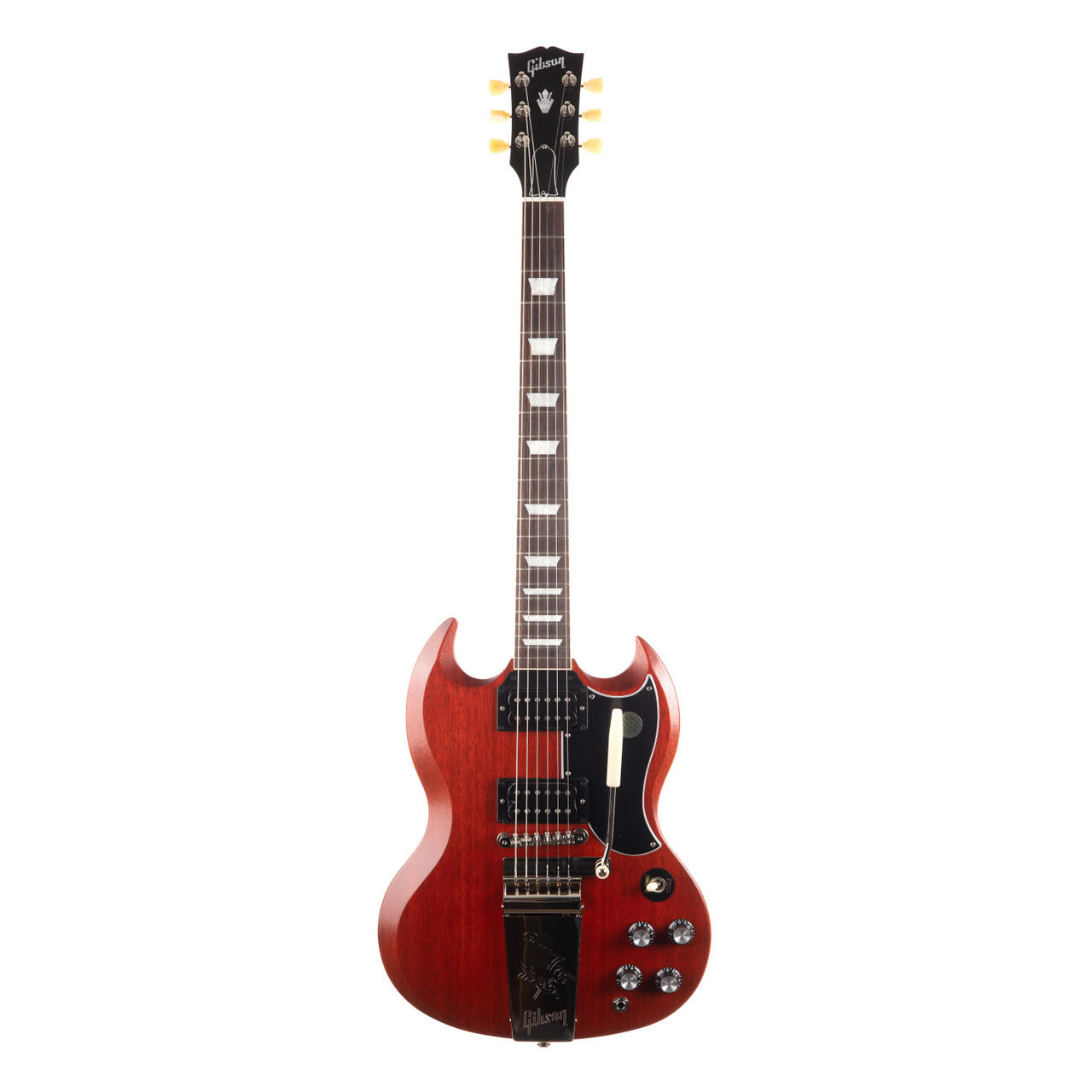 Maestro by Gibson SG 人気カラー！ Gibson SG Standard '61 Maestro Vibrola Faded - Vintage Cherry