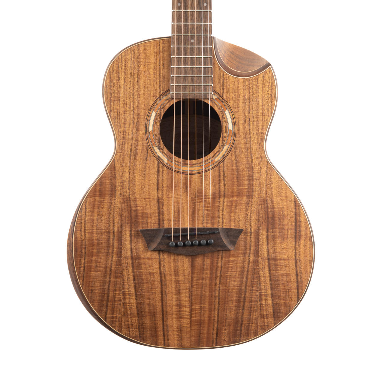 Washburn Comfort G-MINI 55 Koa Grand Auditorium Acoustic - Natural