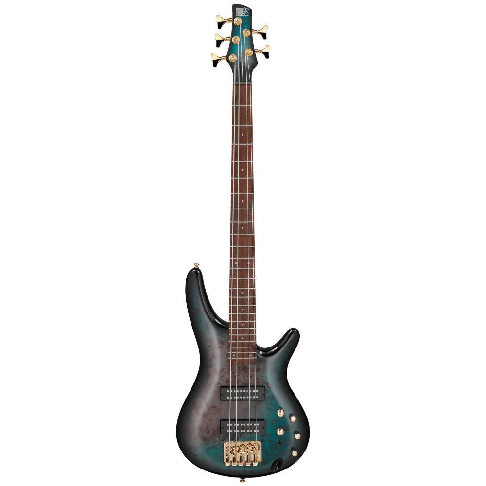 Ibanez SR405EPBDX 5 String Bass - Tropical Seafloor Burst | Cream