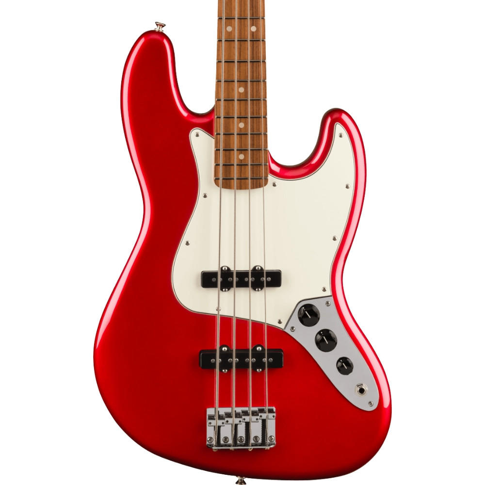 Fender Player Jazz Bass Pau Ferro - Candy Apple Red | Cream