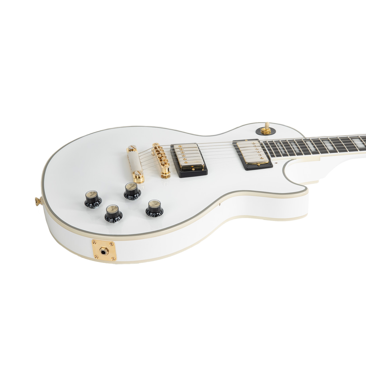 Used Epiphone Les Paul Custom Alpine White 2022 | Cream City Music