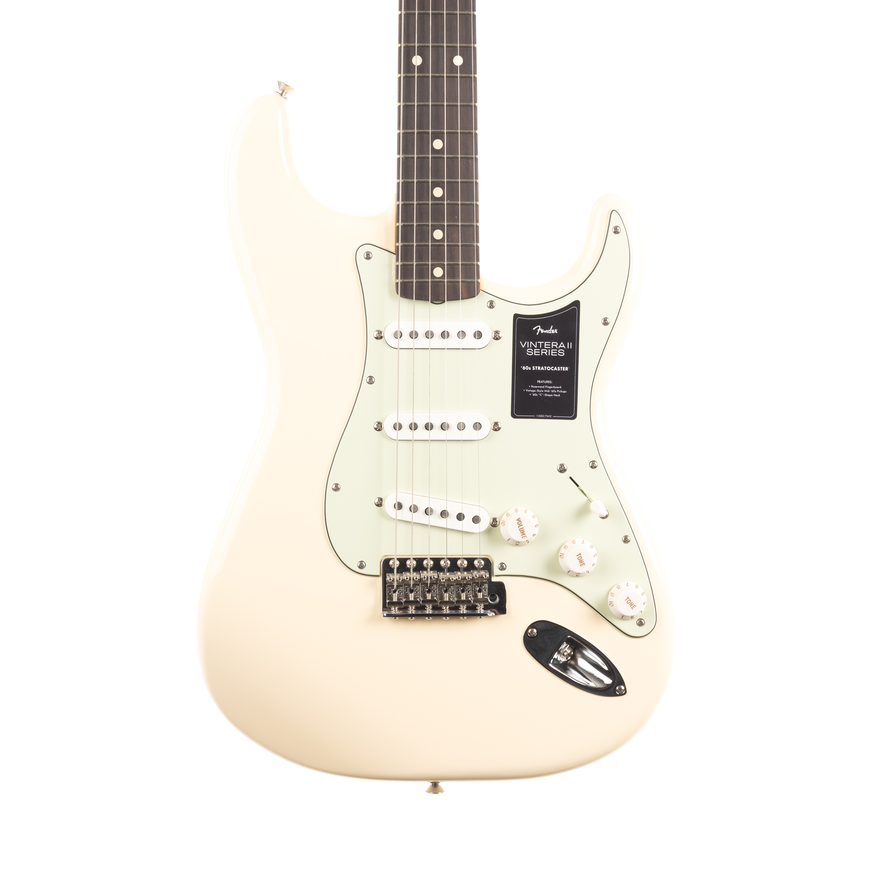 Fender Vintera Ⅱ 60s stratocaster Fender Vintera II '60s Stratocaster Rosewood - Olympic White