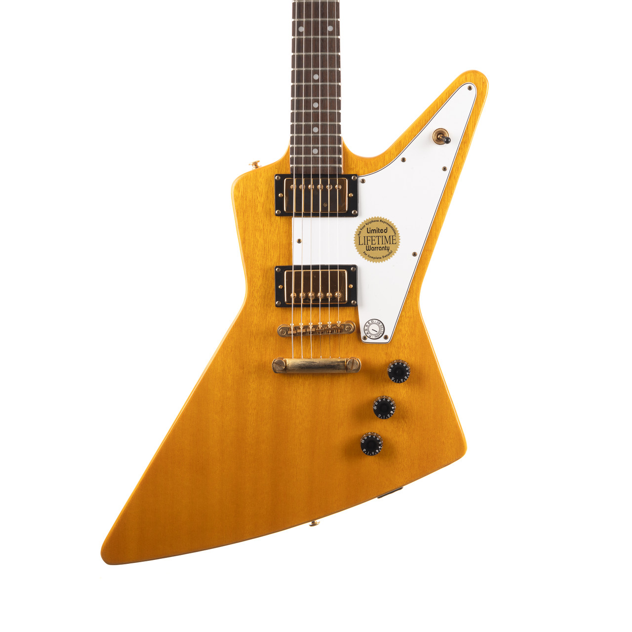 ギター Epiphone Korina Explorer Aged Natural Epiphone 1958 Korina Explorer Aged Natural Electric Guitar