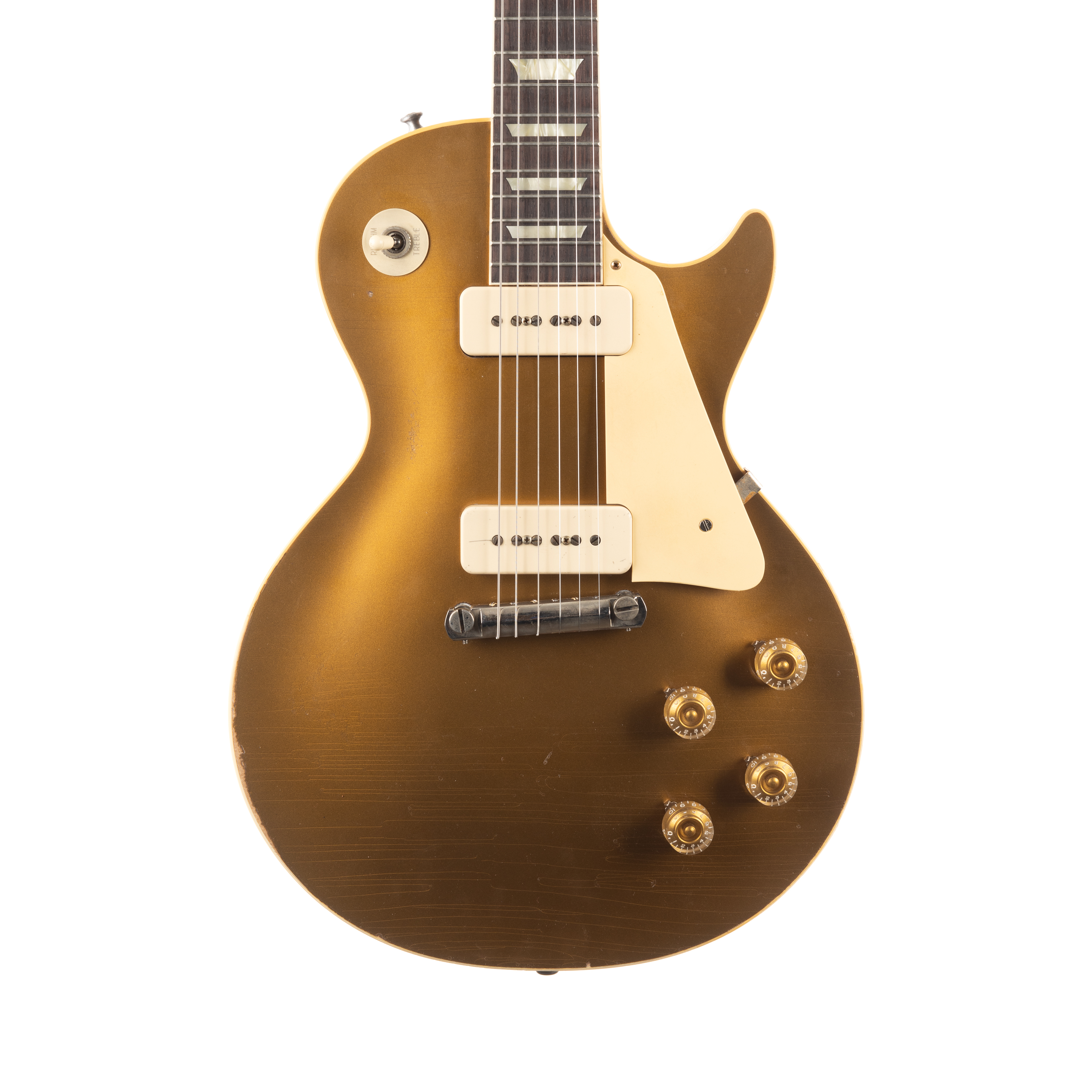Gibson Custom 1954 Les Paul Goldtop Reissue Heavy Aged - Double 