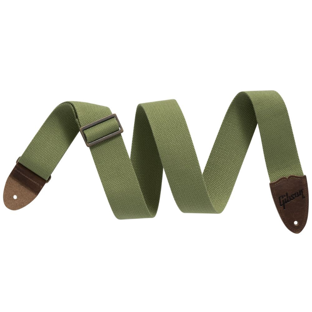 Gibson The Canvas Guitar Strap Green Cream City Music
