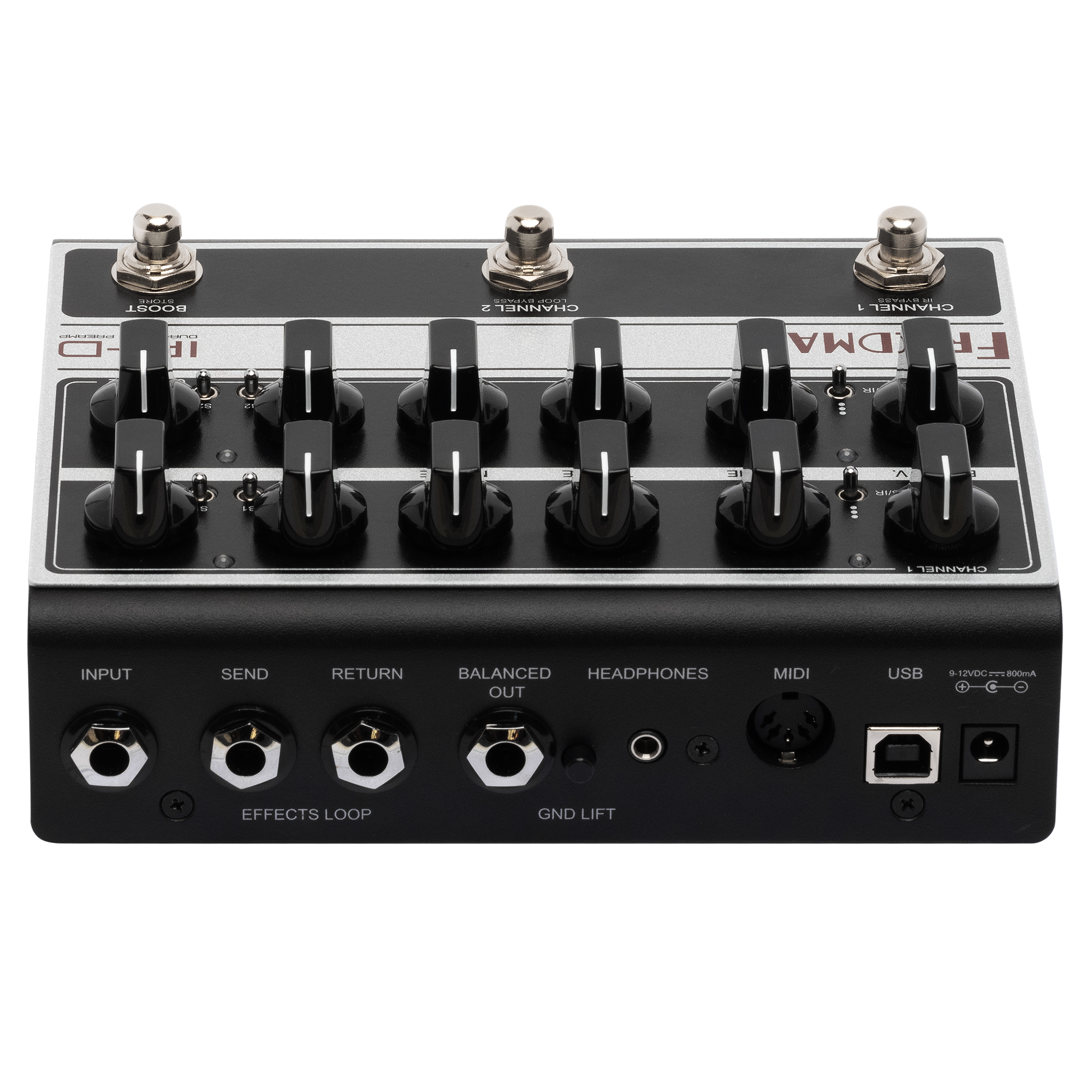 Friedman IR-D Dual-Channel Tube Preamp Pedal | Cream City Music