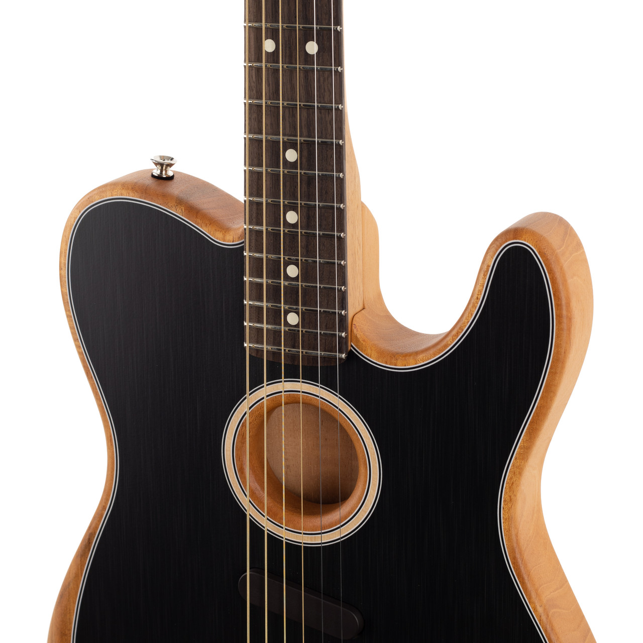 Fender Acoustasonic Player Telecaster 美品 Fender Acoustasonic Player Telecaster Rosewood - Brushed Black