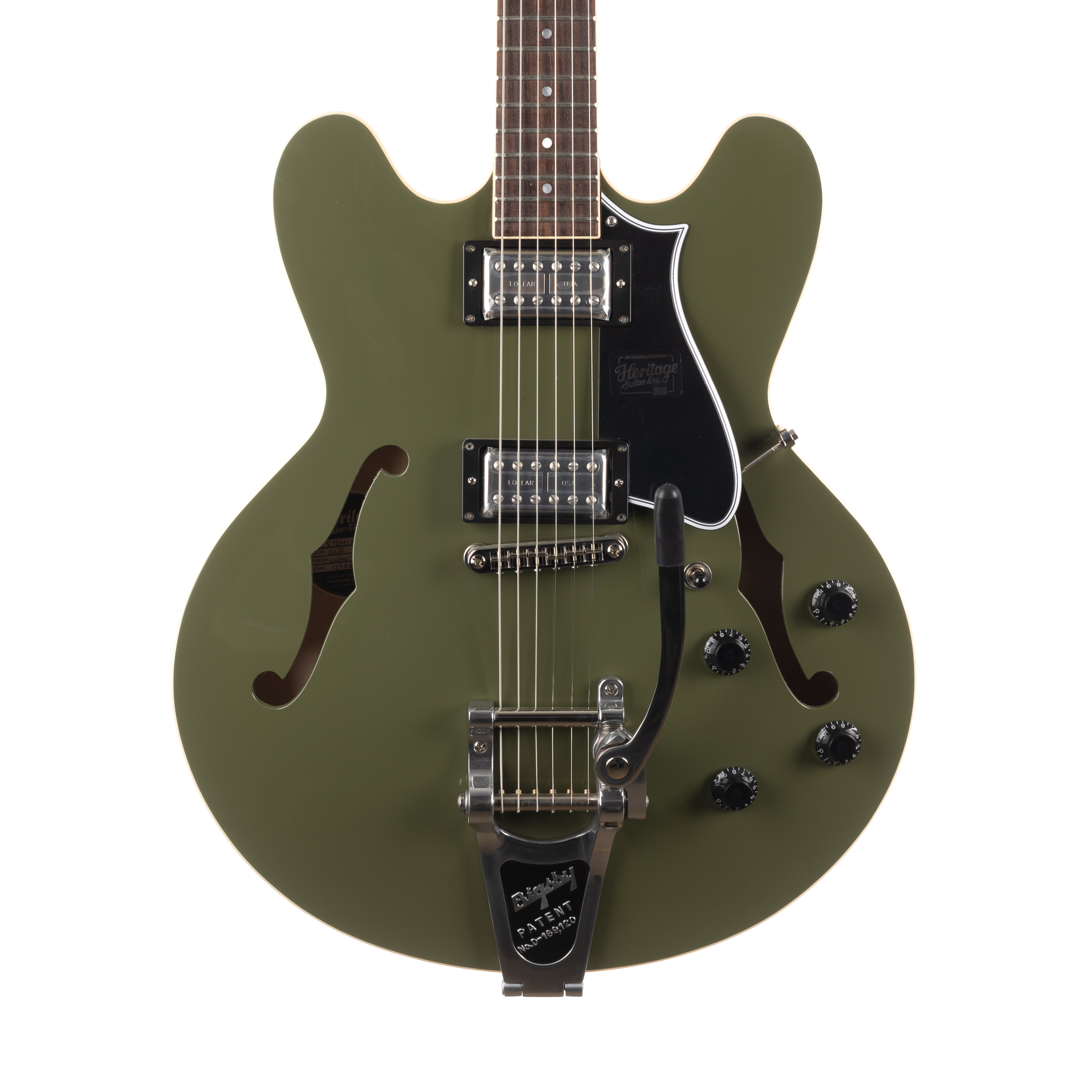Heritage H-535 Standard Factory Special with Bigsby - Olive Drab