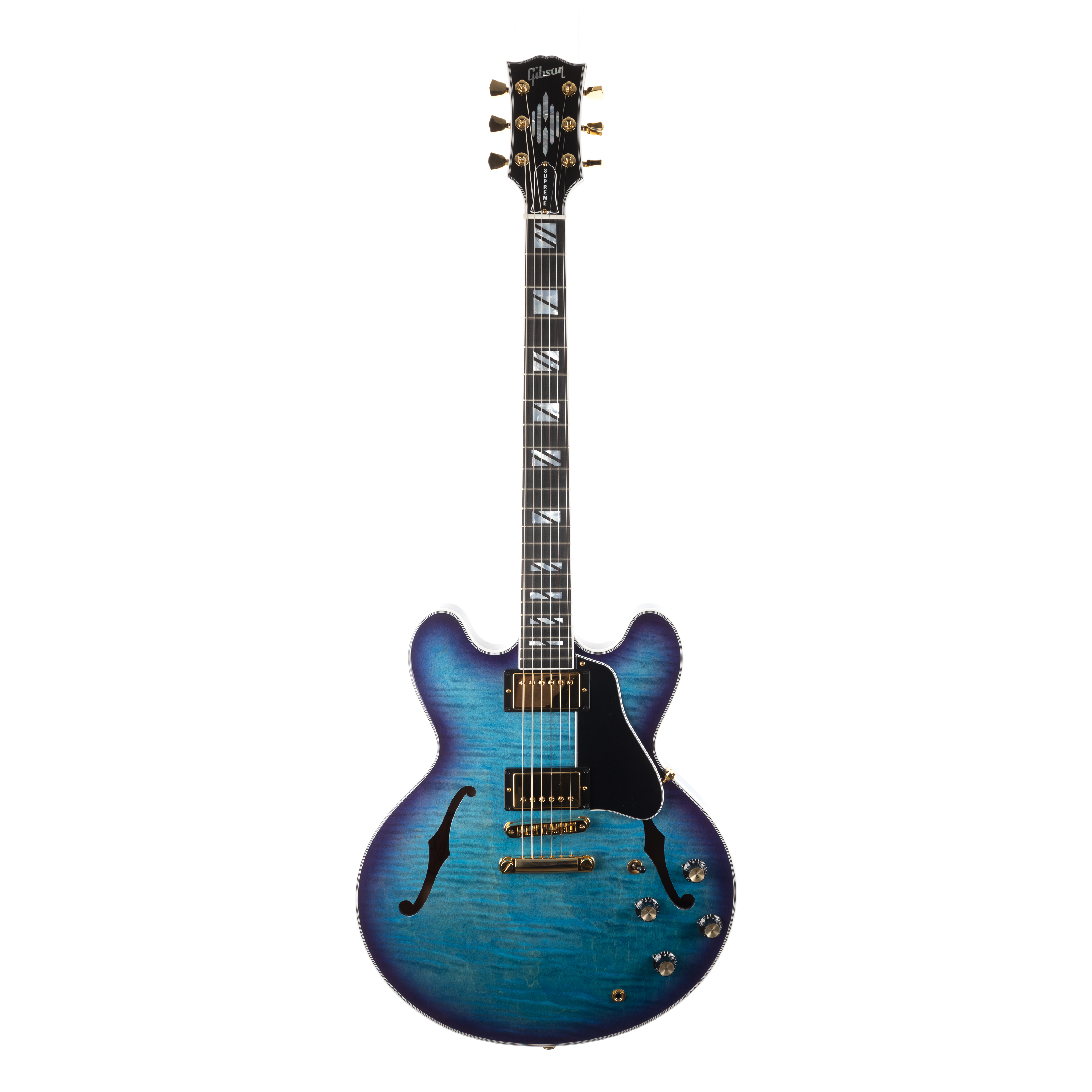 ギター Gibson ES-339 Figured Blueberry Burst Gibson ES-339 Figured Electric Guitar - Blueberry Burst | Sweetwater