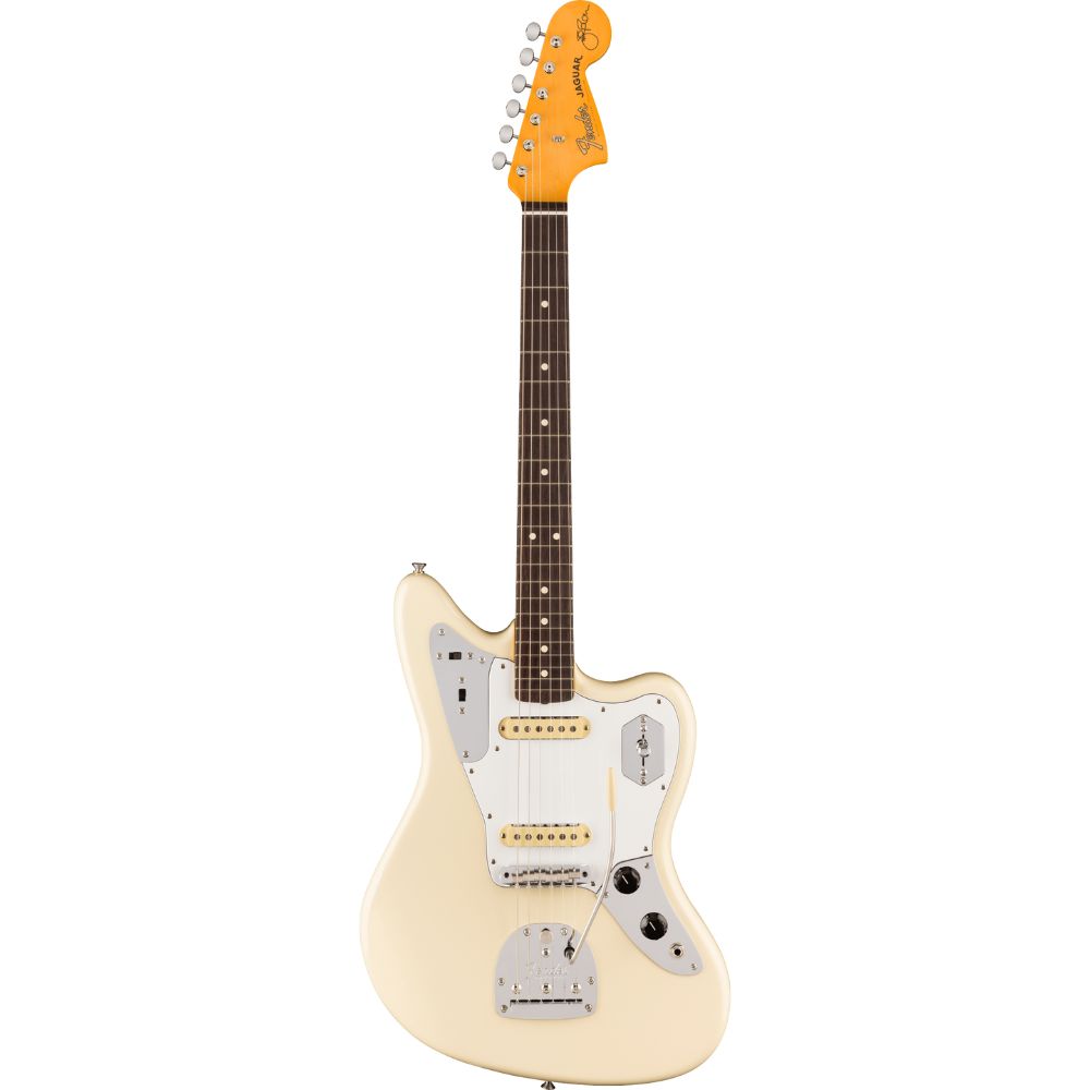 Fender Johnny Marr Jaguar Rosewood - Olympic White | Cream City Music