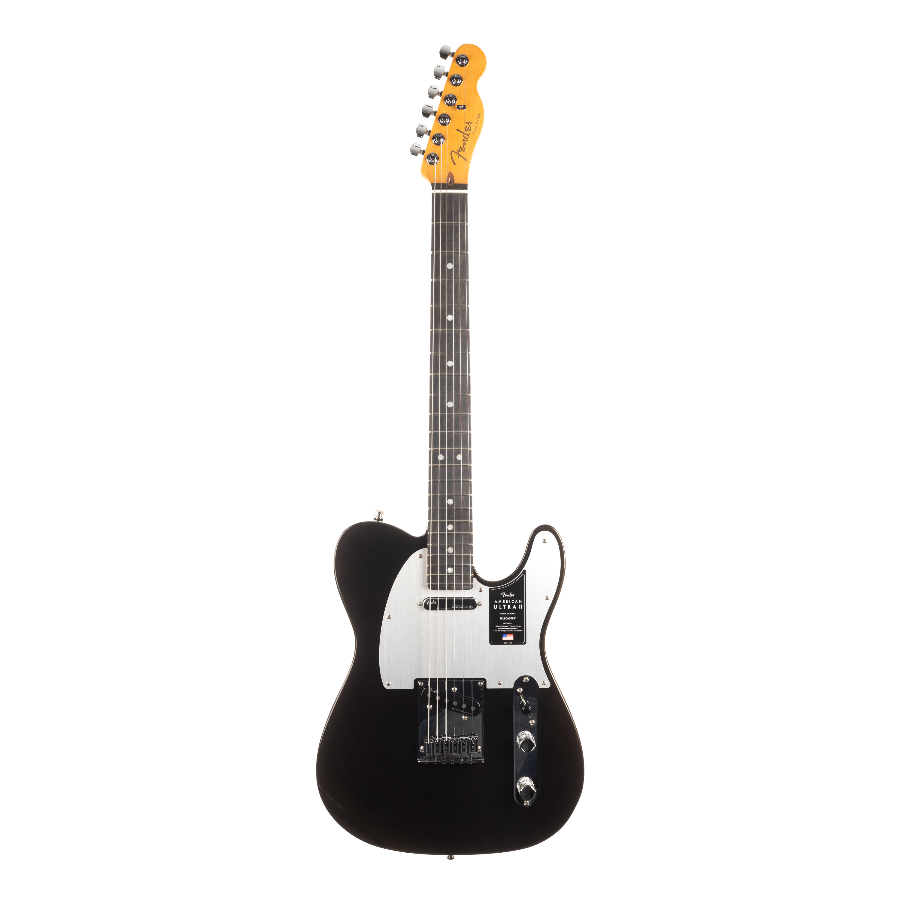Fender American Ultra II Telecaster Ebony - Texas Tea | Cream City