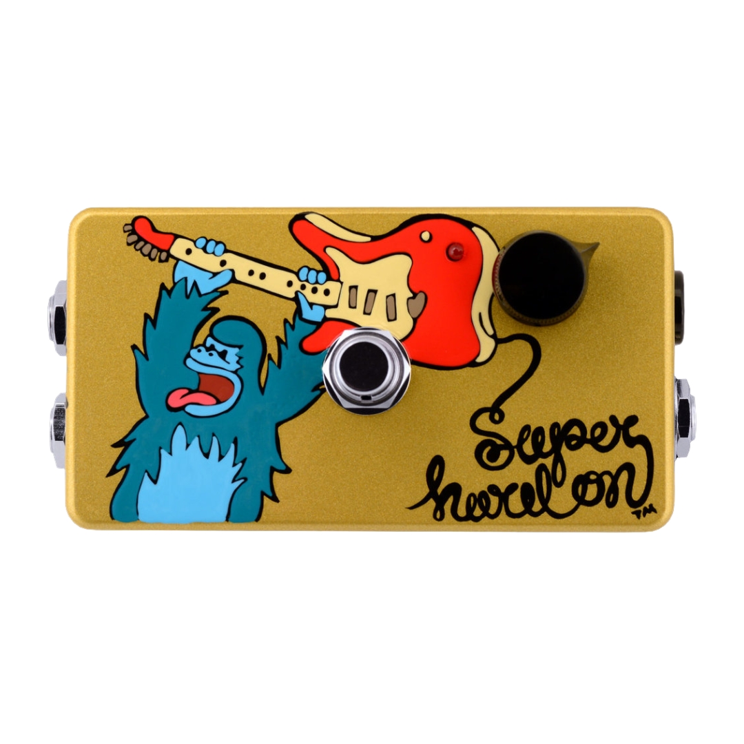 Zvex Hand Painted Super Hard On Boost Pedal | Cream City Music