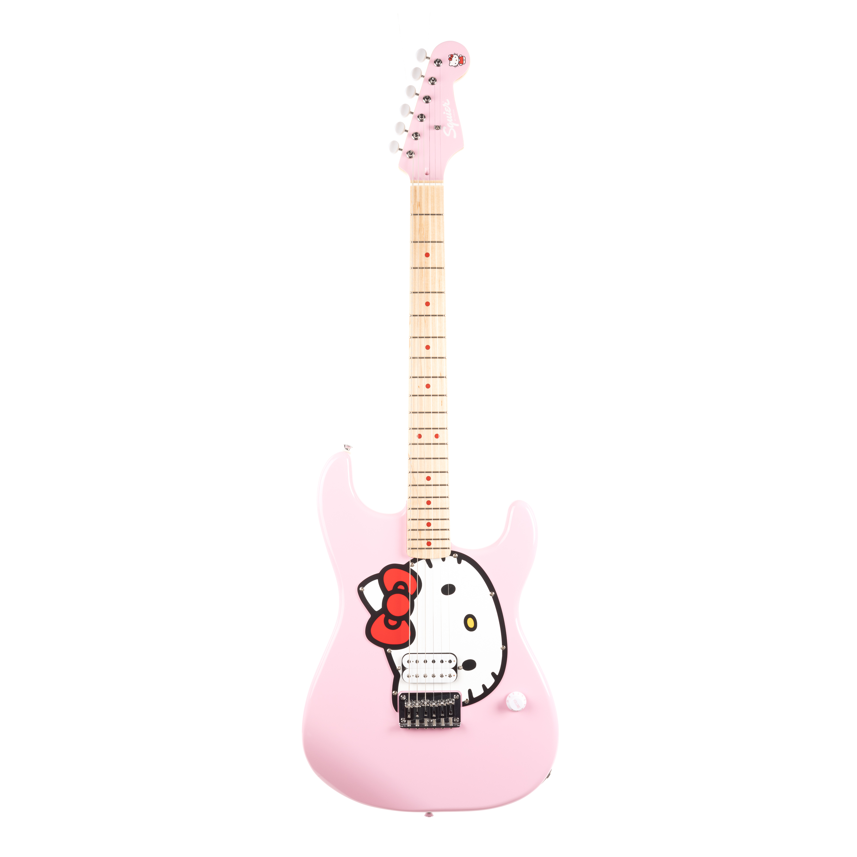 Squier Limited Edition Hello Kitty Stratocaster Maple - Pink