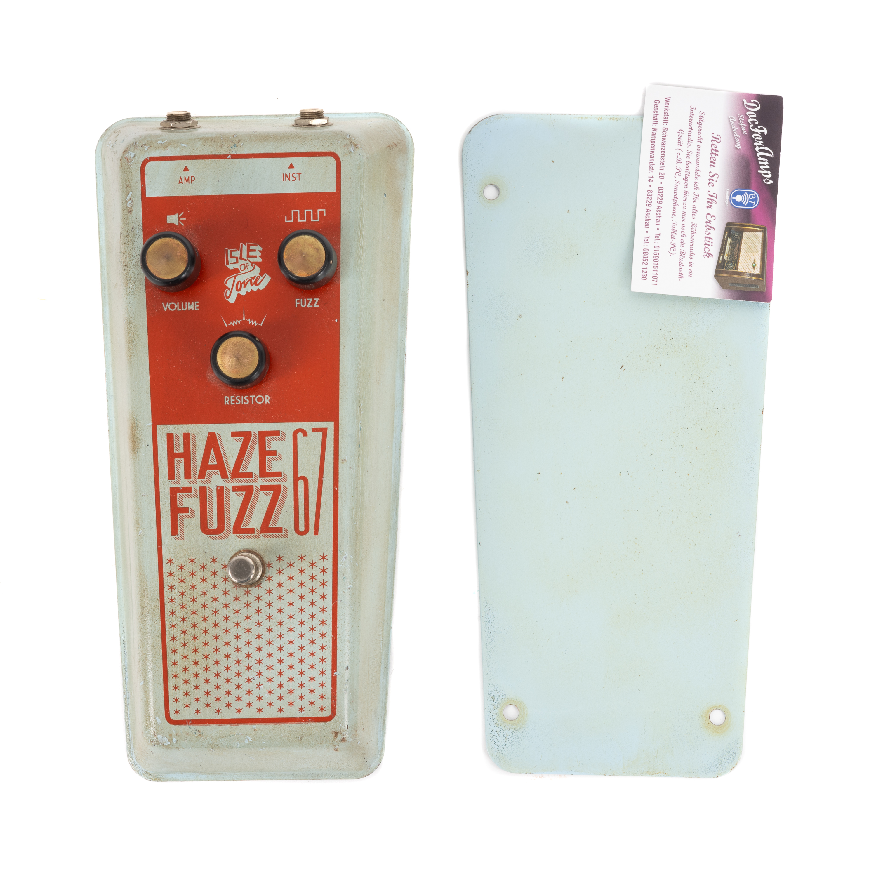 ギター isle_of_tone HAZE67FUZZ Special Edition Isle Of Tone Haze 67 Fuzz Pedal - Gold | Tone Wolf