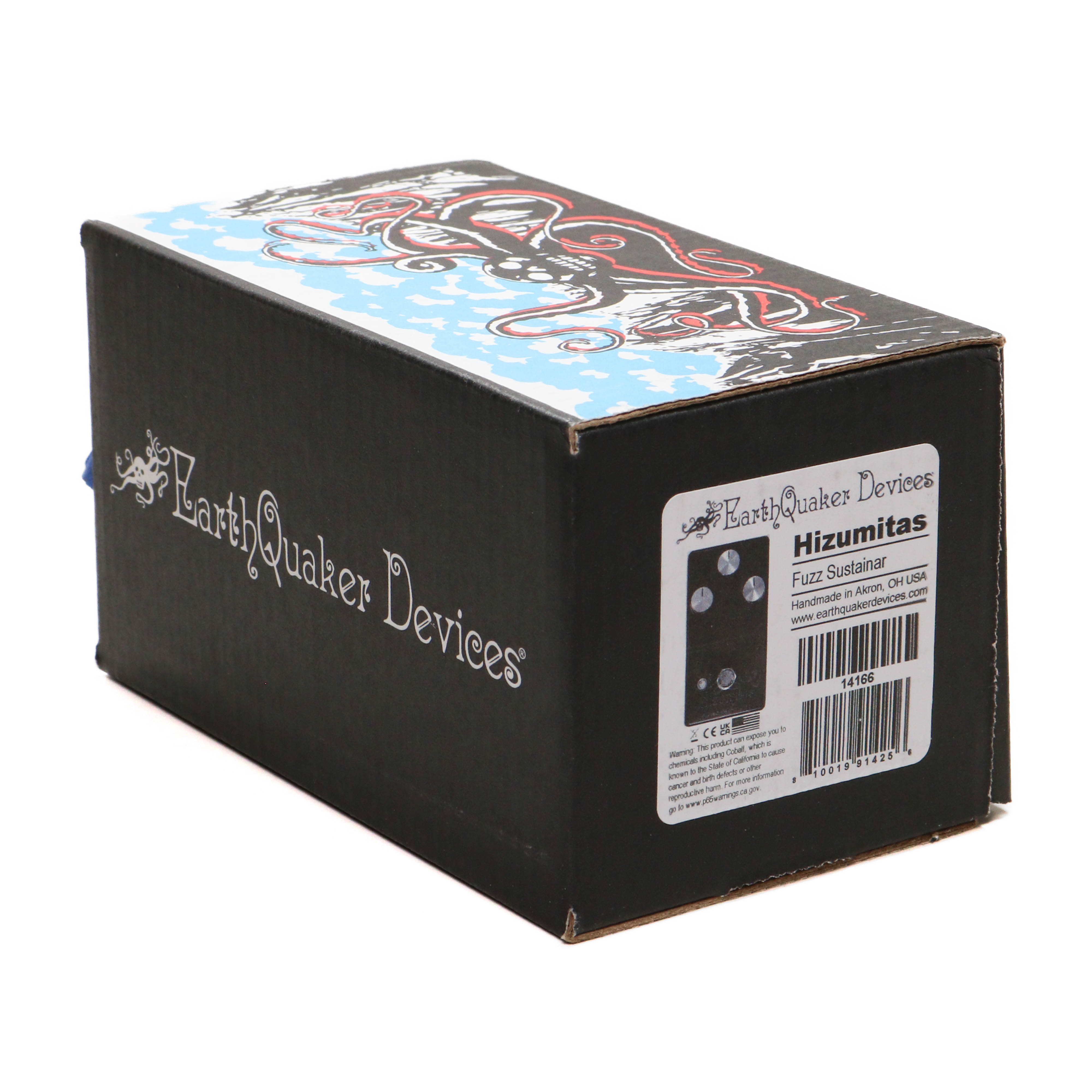 ギター Earthquaker Devices Hizumitas Text Black EarthQuaker Devices Hizumitas Fuzz Sustainar Pedal - Piano Black