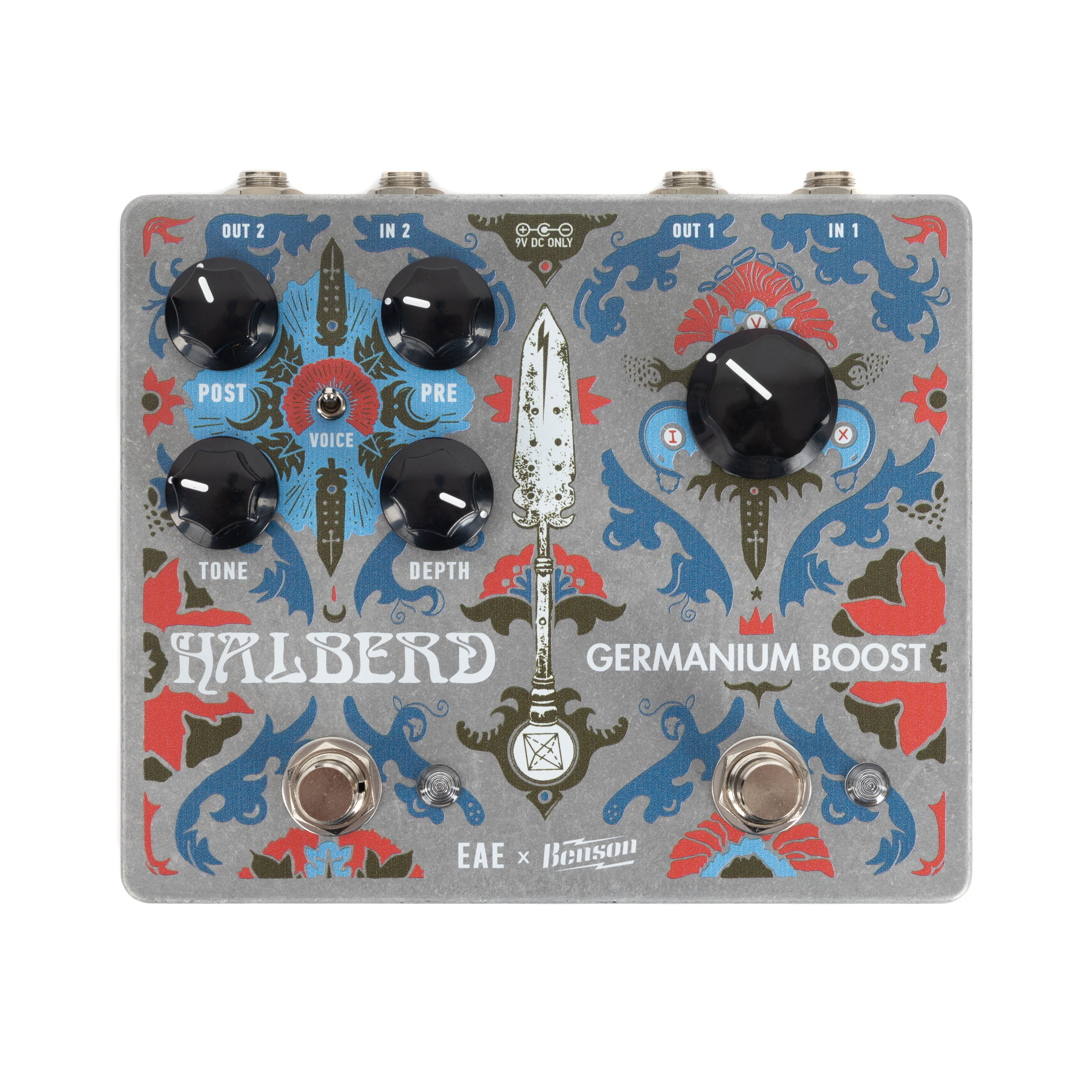 EAE benson halberd germanium boost 美品 EAE EAE x Benson Halberd and Germanium Boost Pedal | Cream