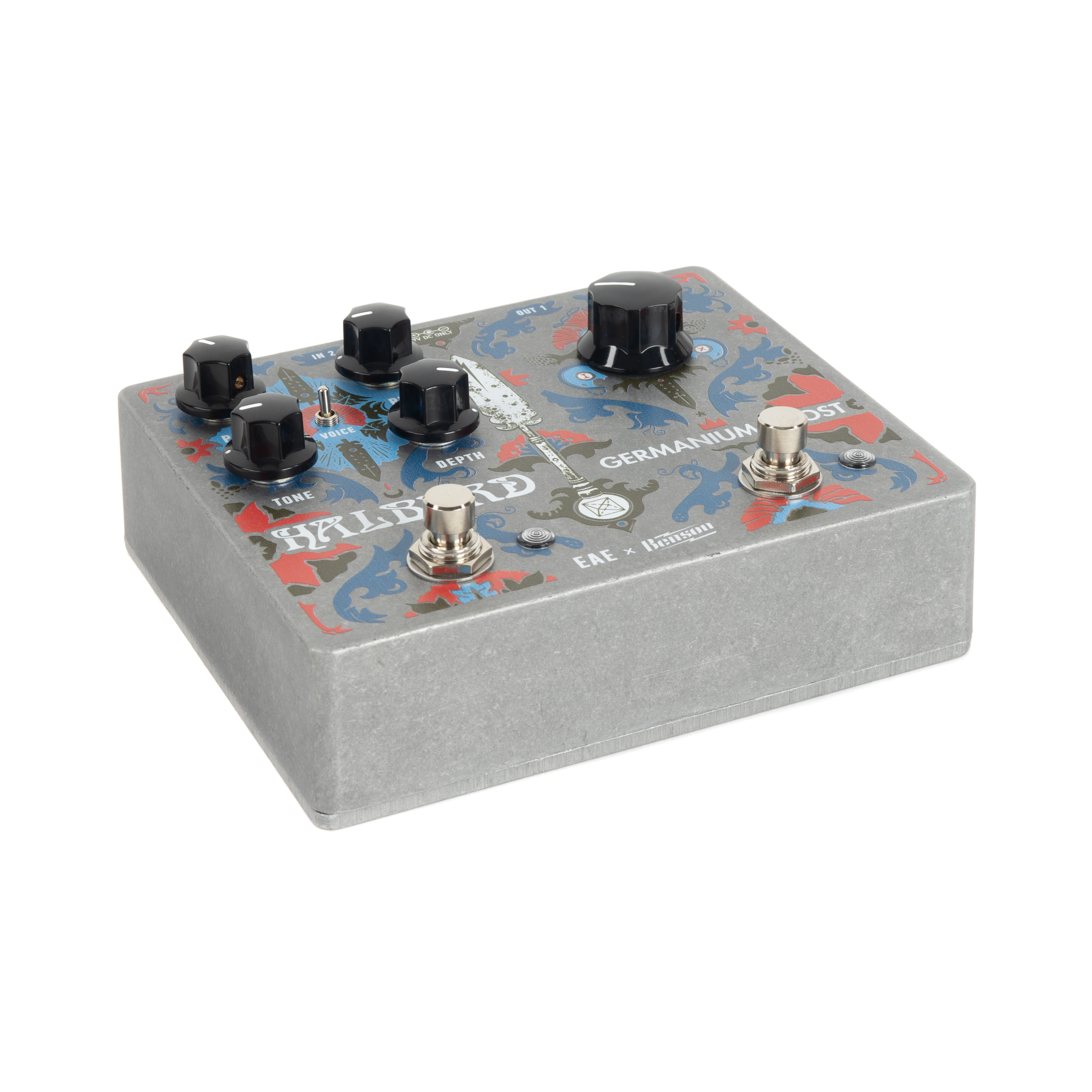 EAE EAE x Benson Halberd and Germanium Boost Pedal | Cream