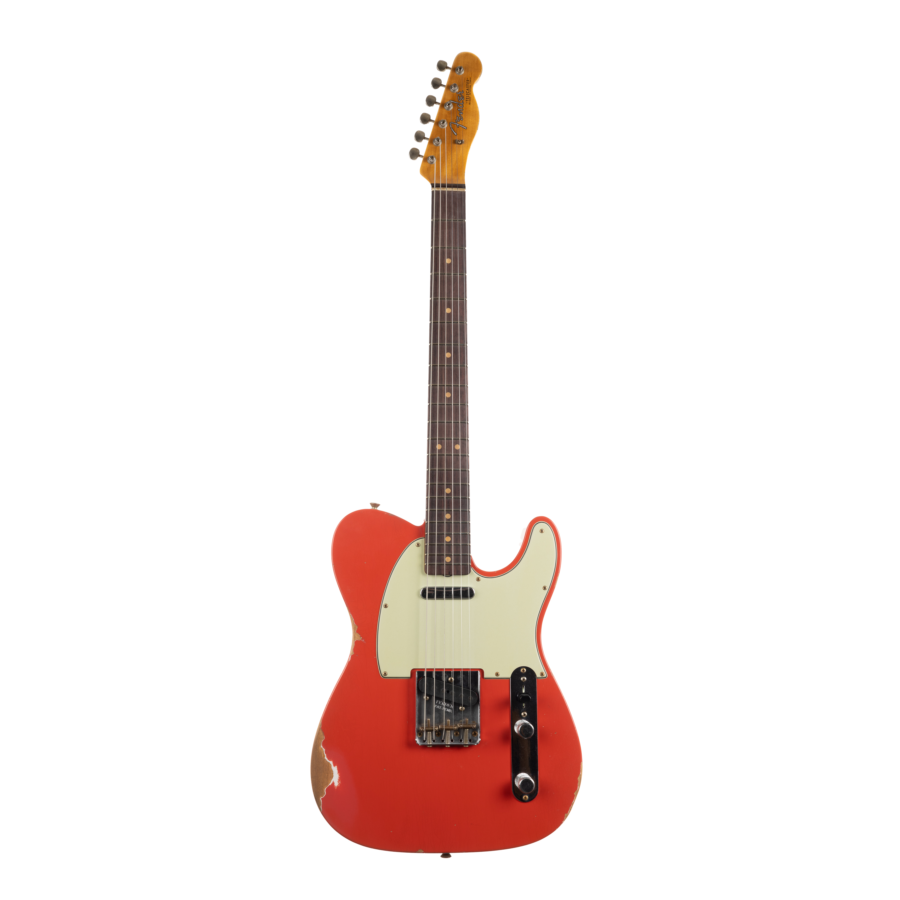 Fender Custom Shop 1963 Telecaster Relic Rosewood - Fiesta Red