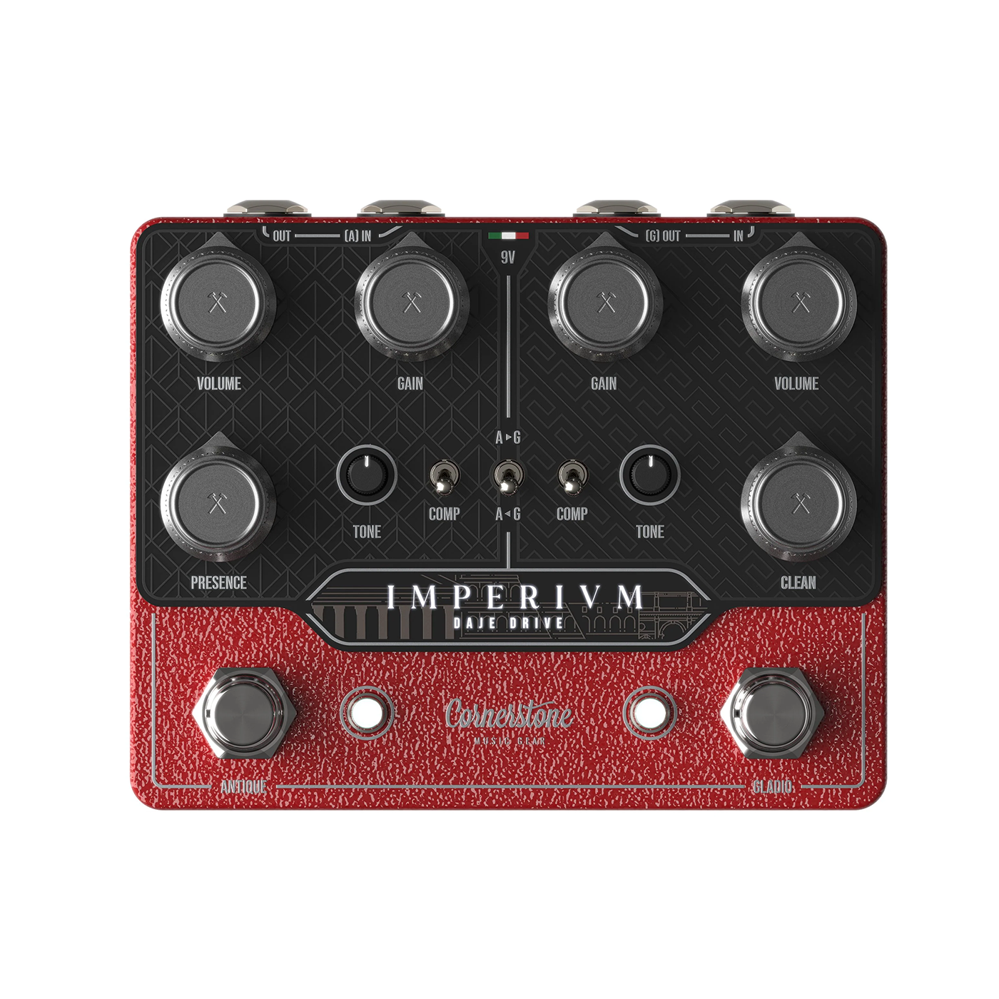 ギター Cornerstone Imperium V2 Imperium V2 Dual Overdrive Pedal – Cornerstone Music Gear