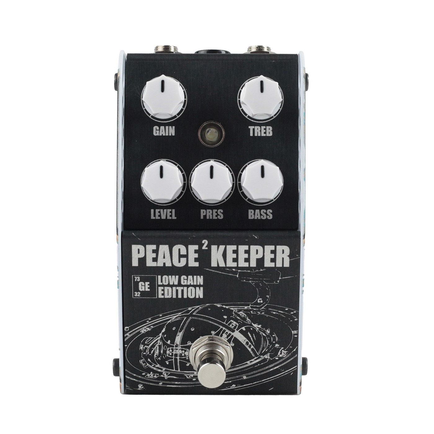 ThorpyFX Peace2keeper GE Low Gain Edition Overdrive Pedal | Cream