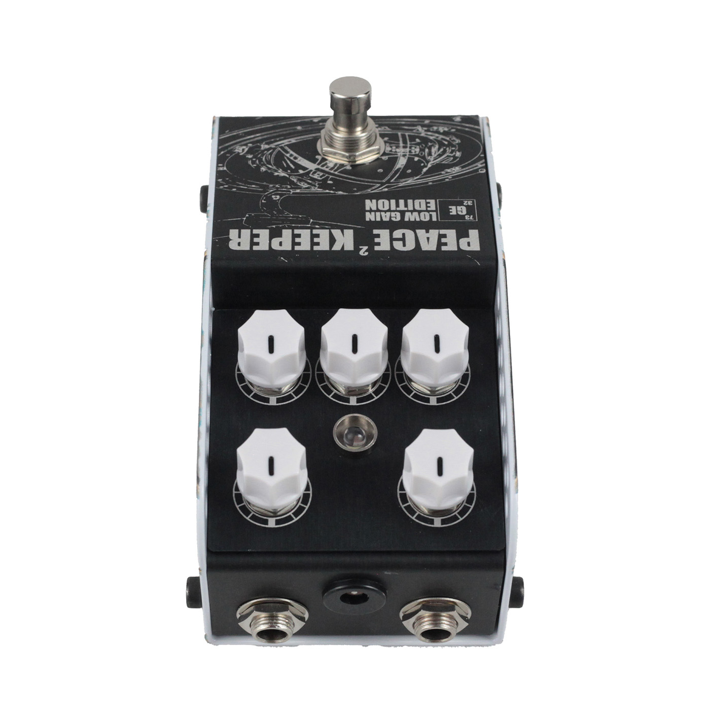 ThorpyFX Peace2keeper GE Low Gain Edition Overdrive Pedal | Cream