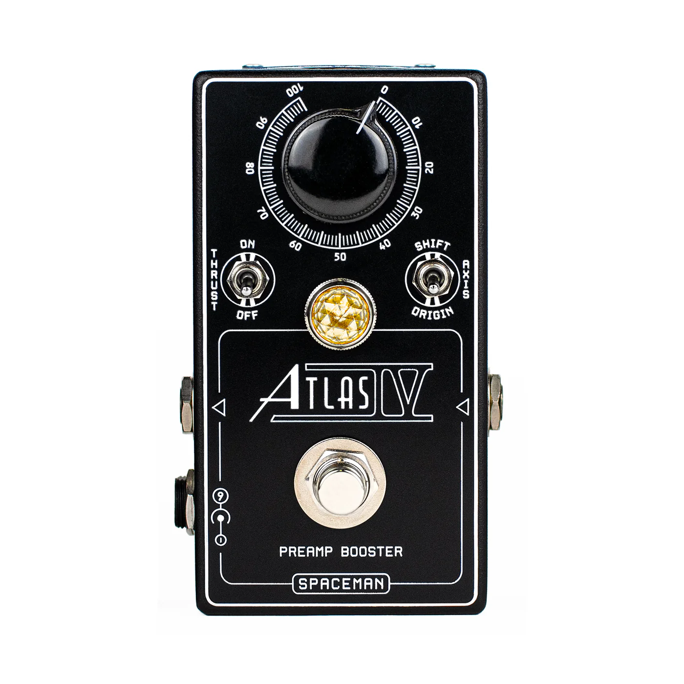 Spaceman Effects Atlas IV Preamp Booster - Black | Cream City Music