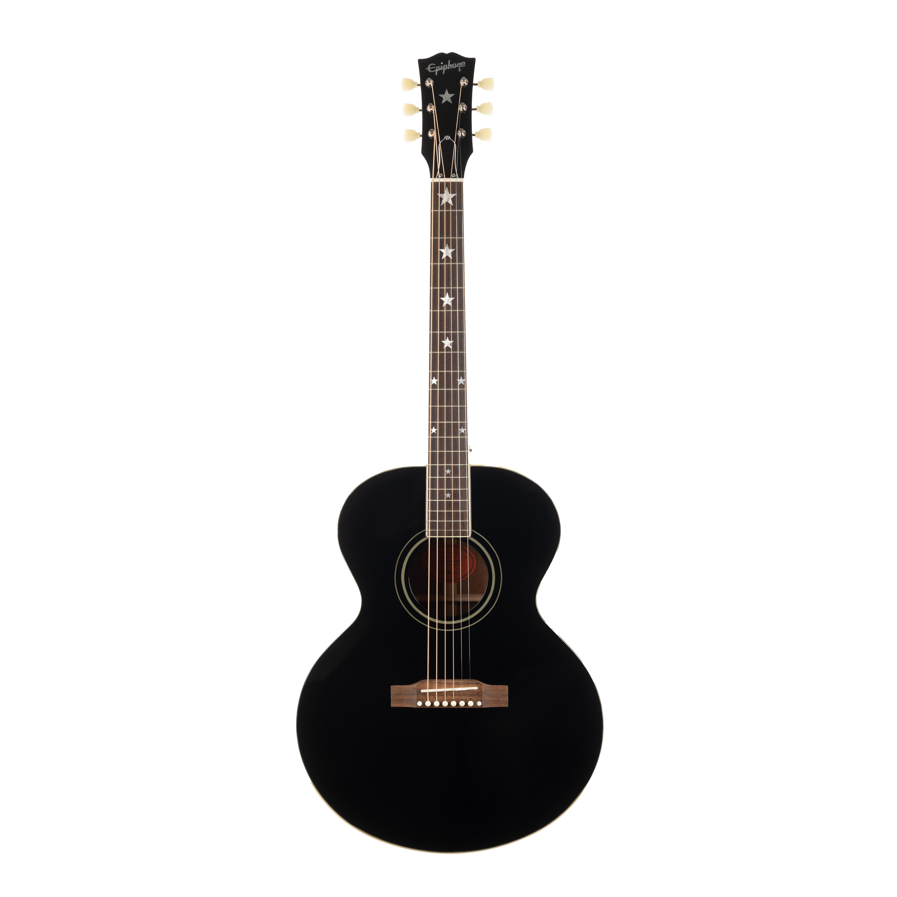 Used Epiphone J-180 LS Jumbo Ebony 2024 | Cream City Music