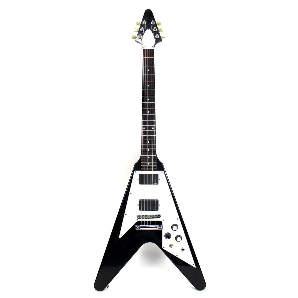 2003 Gibson Flying V Electric Guitar with EMG Pickupsin Black