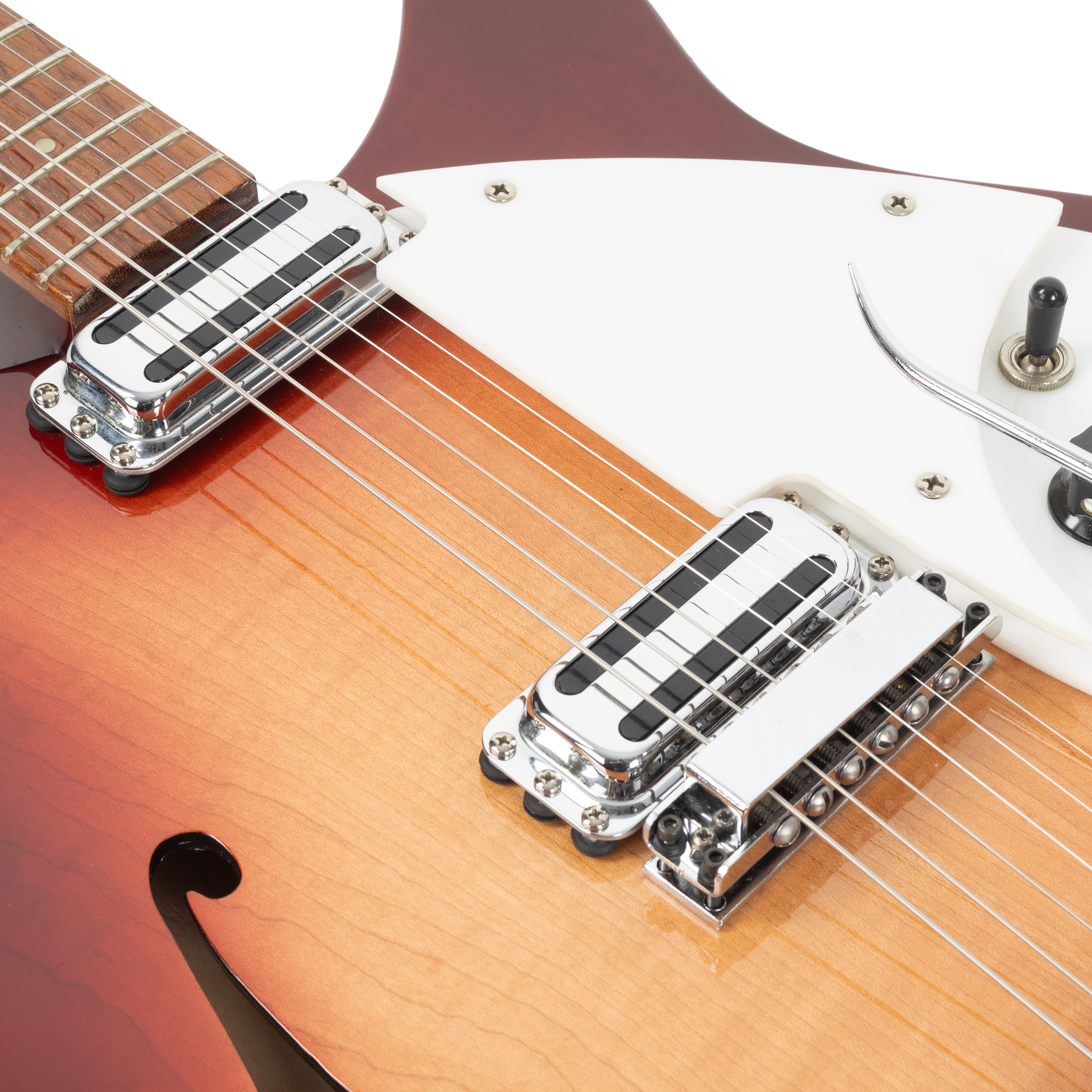 Vintage Rickenbacker 330 Model 1997 Rose Morris Reissue Fireglo