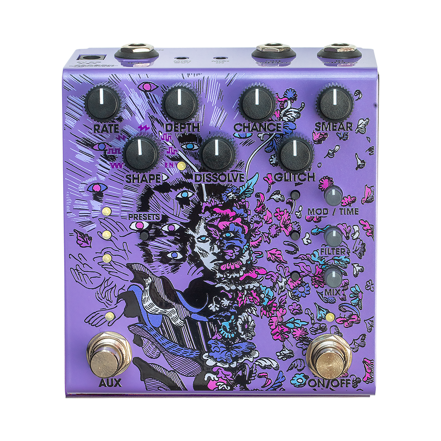 Old Blood Noise Endeavors Parting Glitch Delay Pedal - Purple