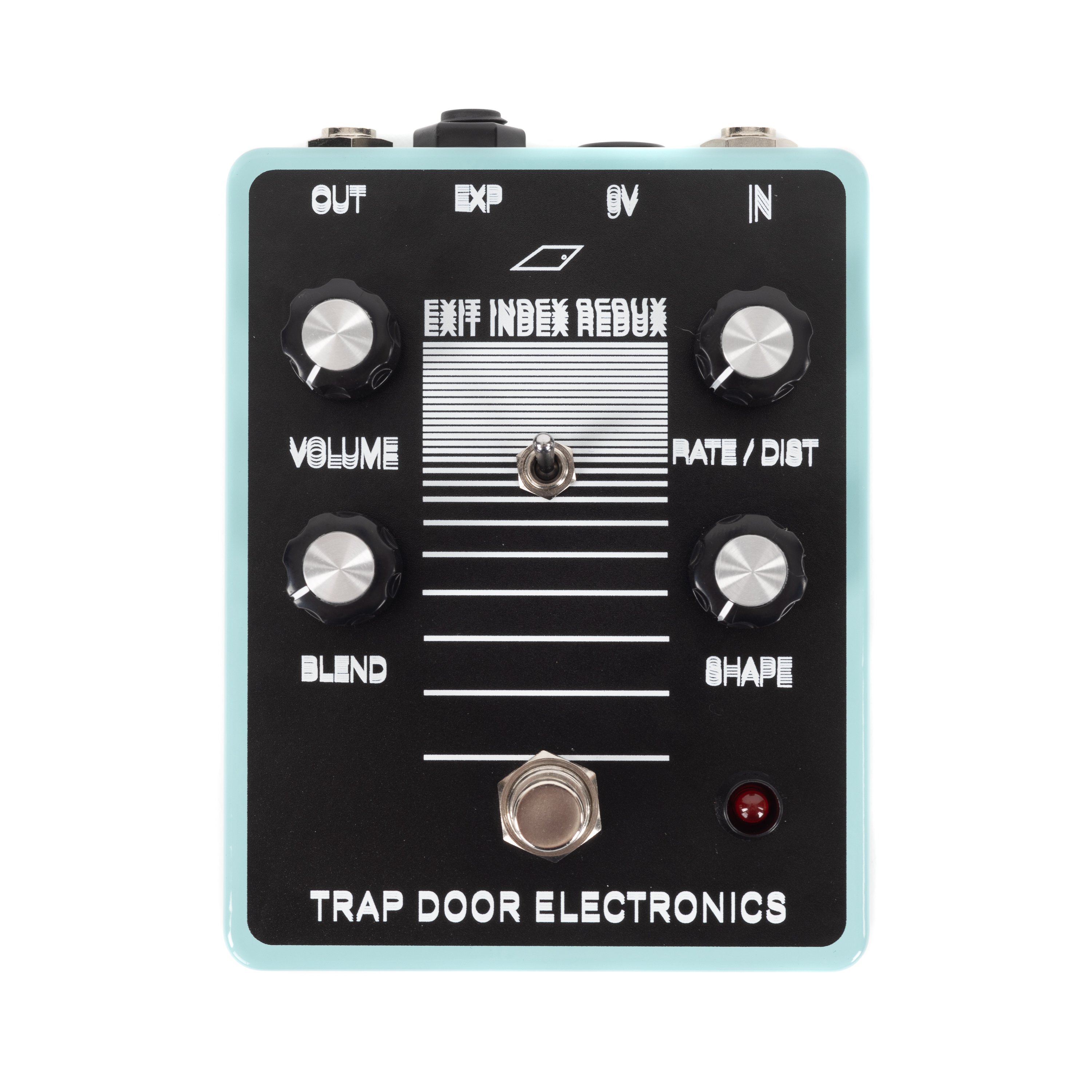 Trap Door Electronics Exit Index Redux Tremolo Distortion Pedal
