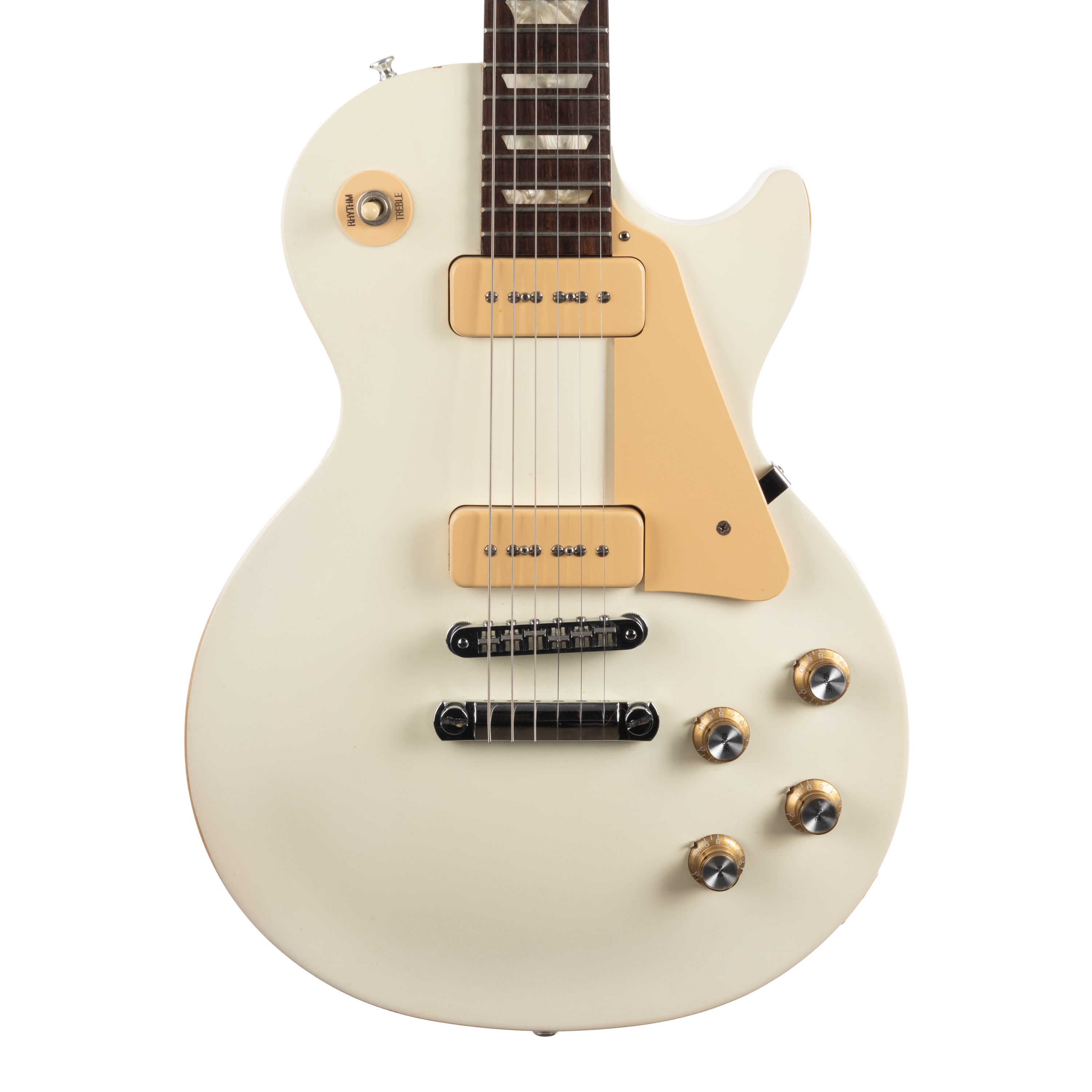 値下げしました。Gibson Les Paul Tribute 2011年製 Used Gibson Les Paul Tribute P-90 White 2011 | Cream City Music