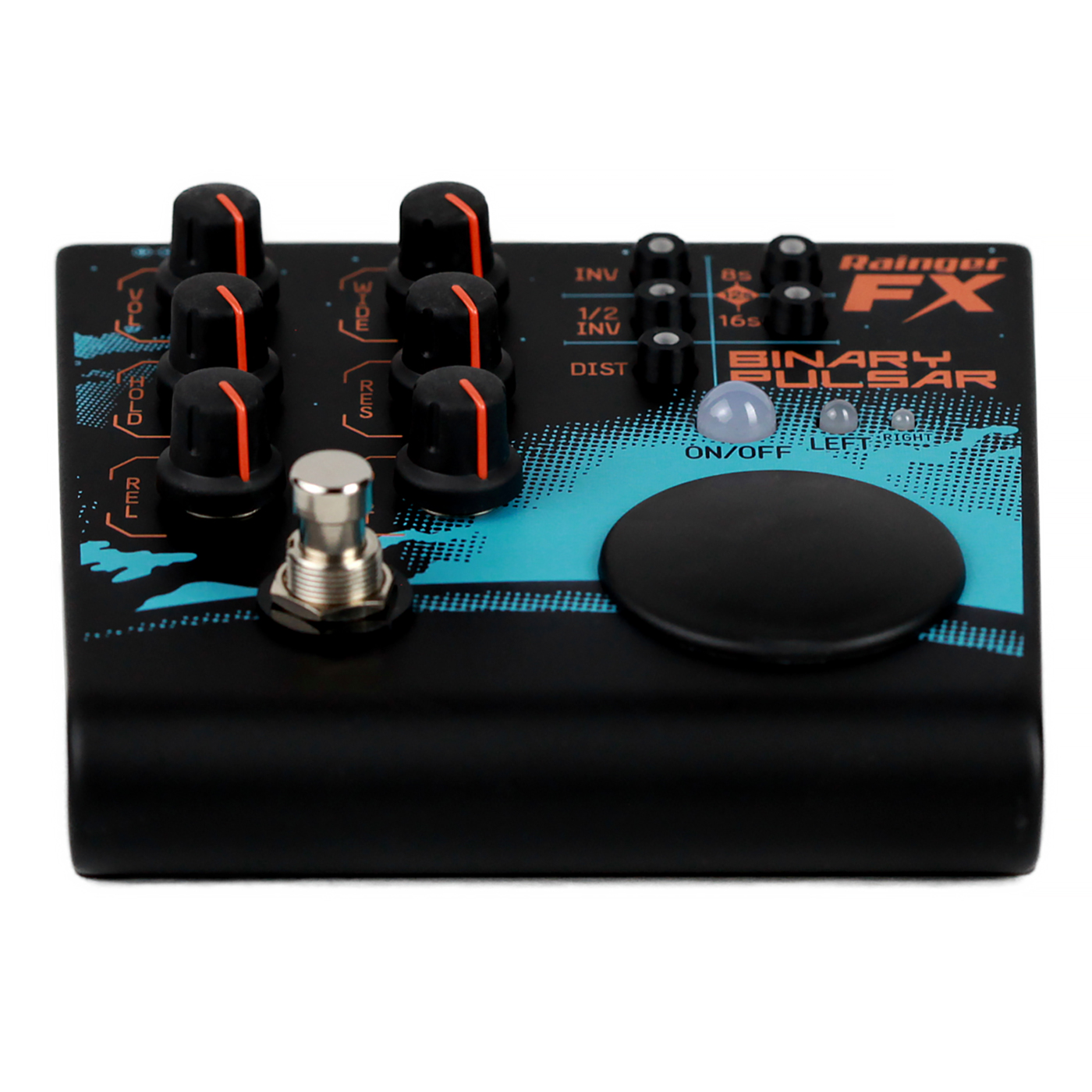 Rainger FX Binary Pulsar Sidechainer Panner Tremolo Pedal | Cream