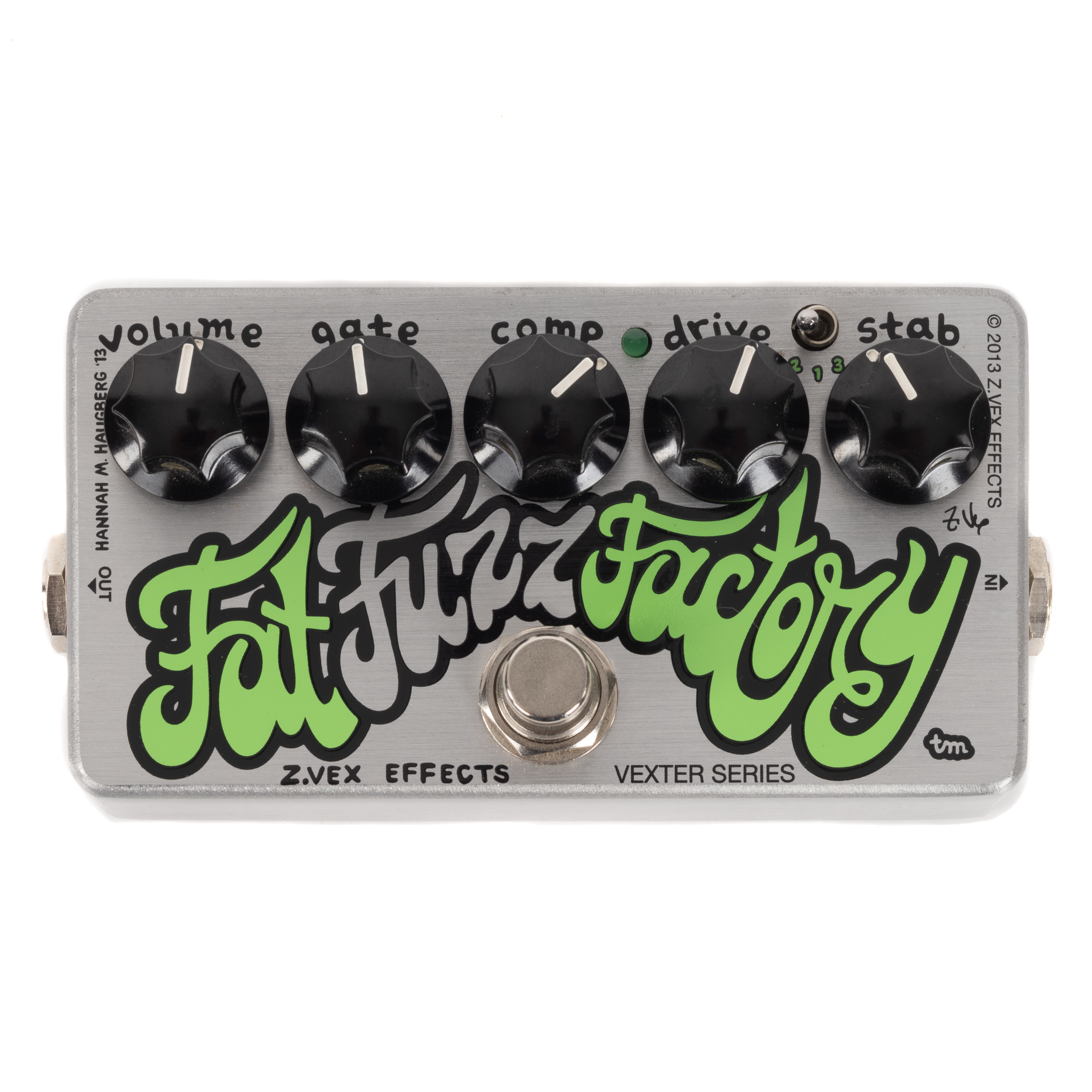 【美品】 ZVEX FAT FUZZ FACTORY Used Zvex Fat Fuzz Factory Fuzz Pedal - Cream City Music