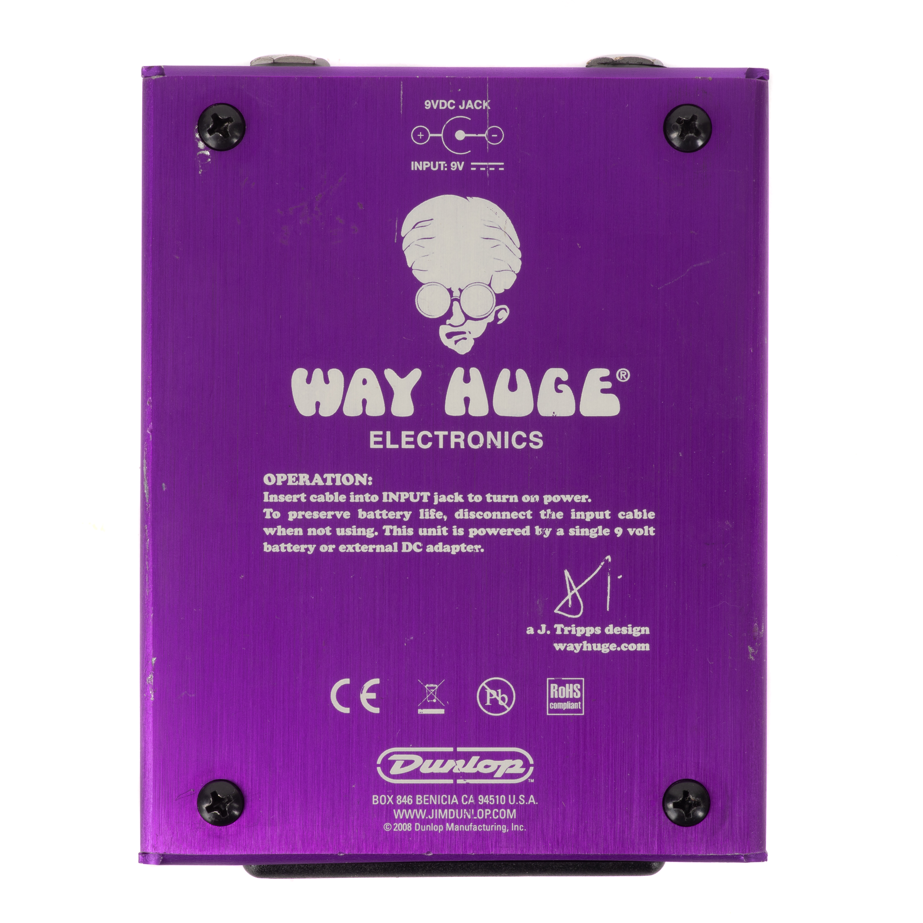 【USMC】Way Huge WHE-201 Pork Loin Used Way Huge Pork Loin WHE201 Overdrive Pedal - Cream City Music